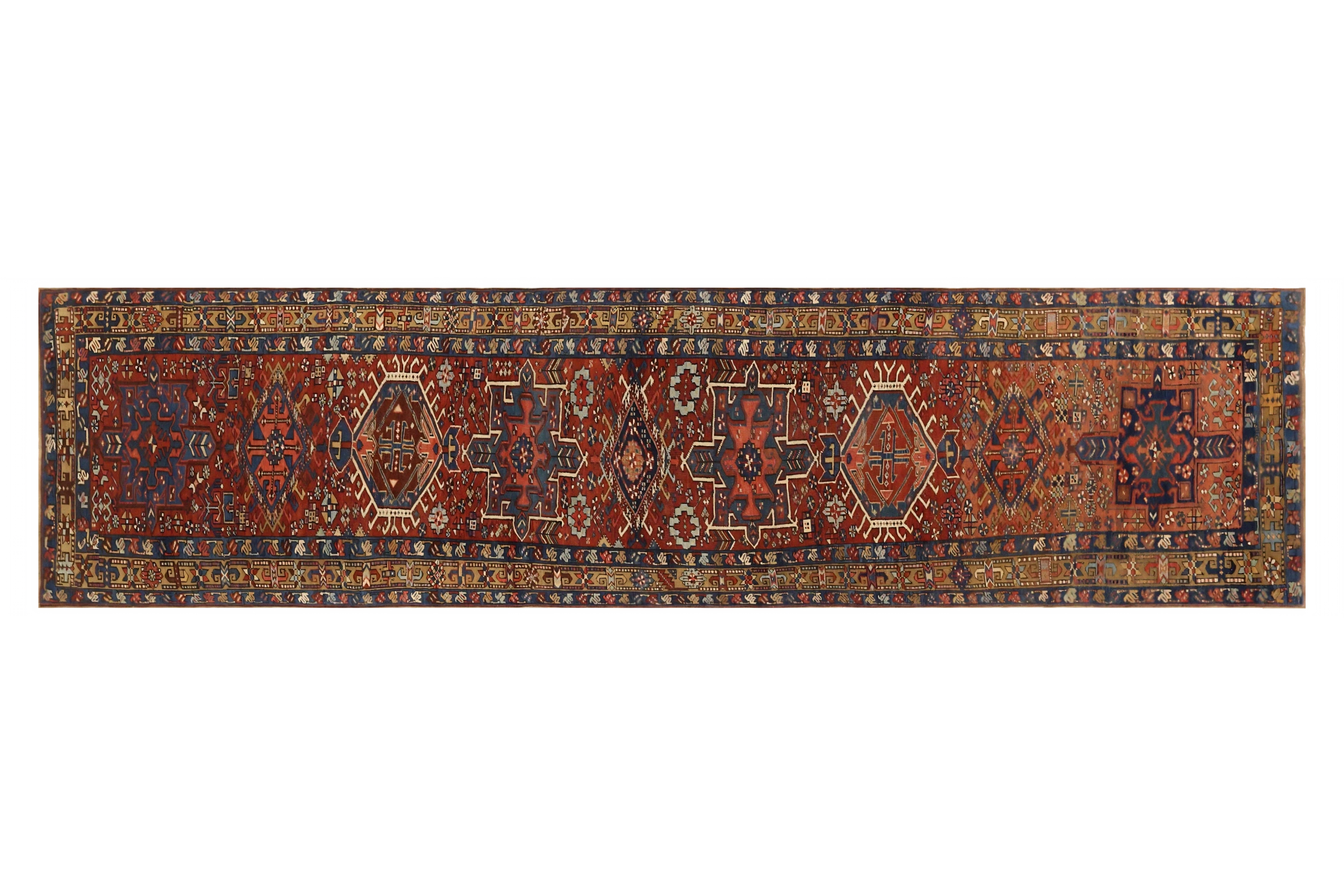 Antique Persian Heriz Traditional Rug 71141