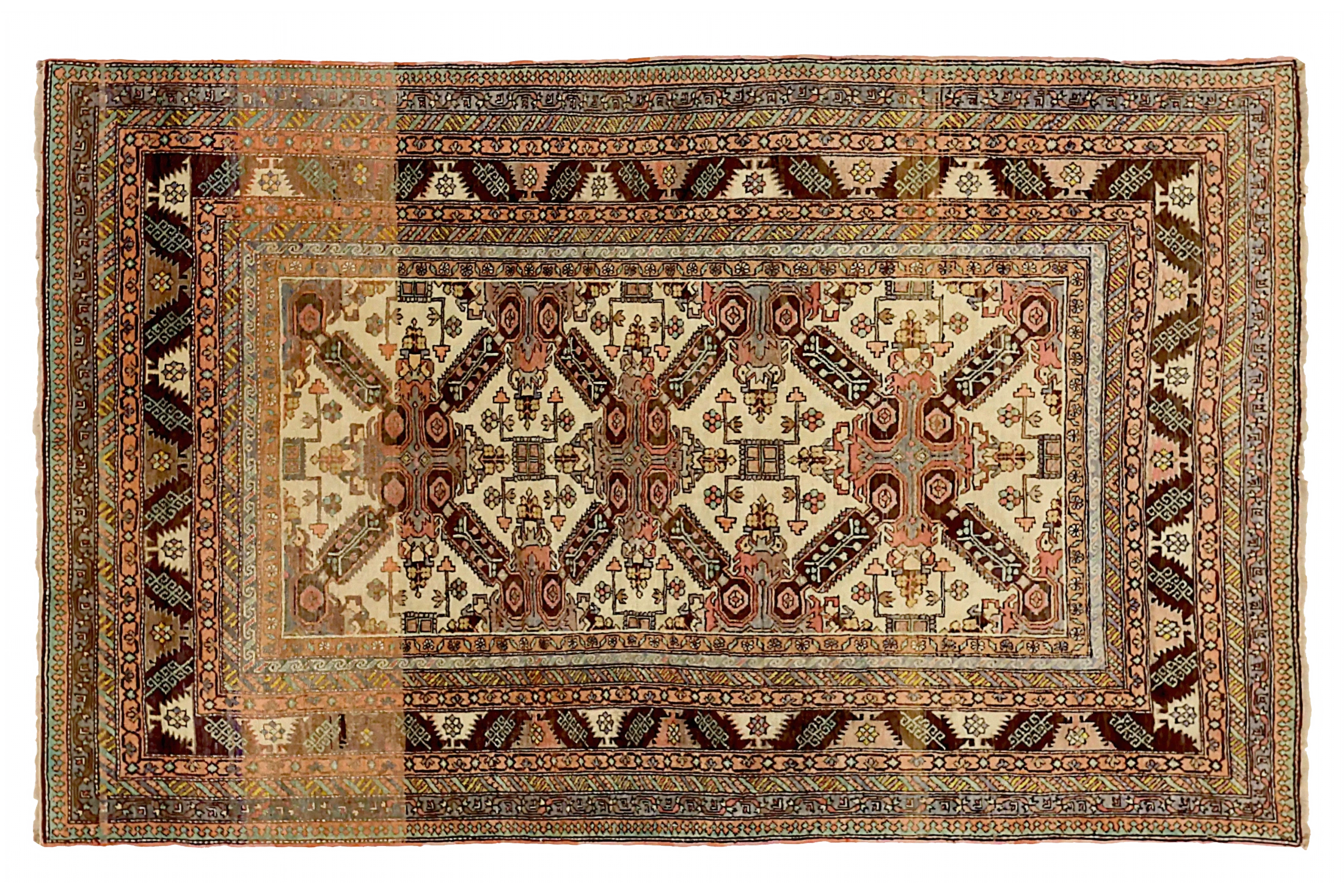 Antique Russia Karabagh Transitional Rug 71151