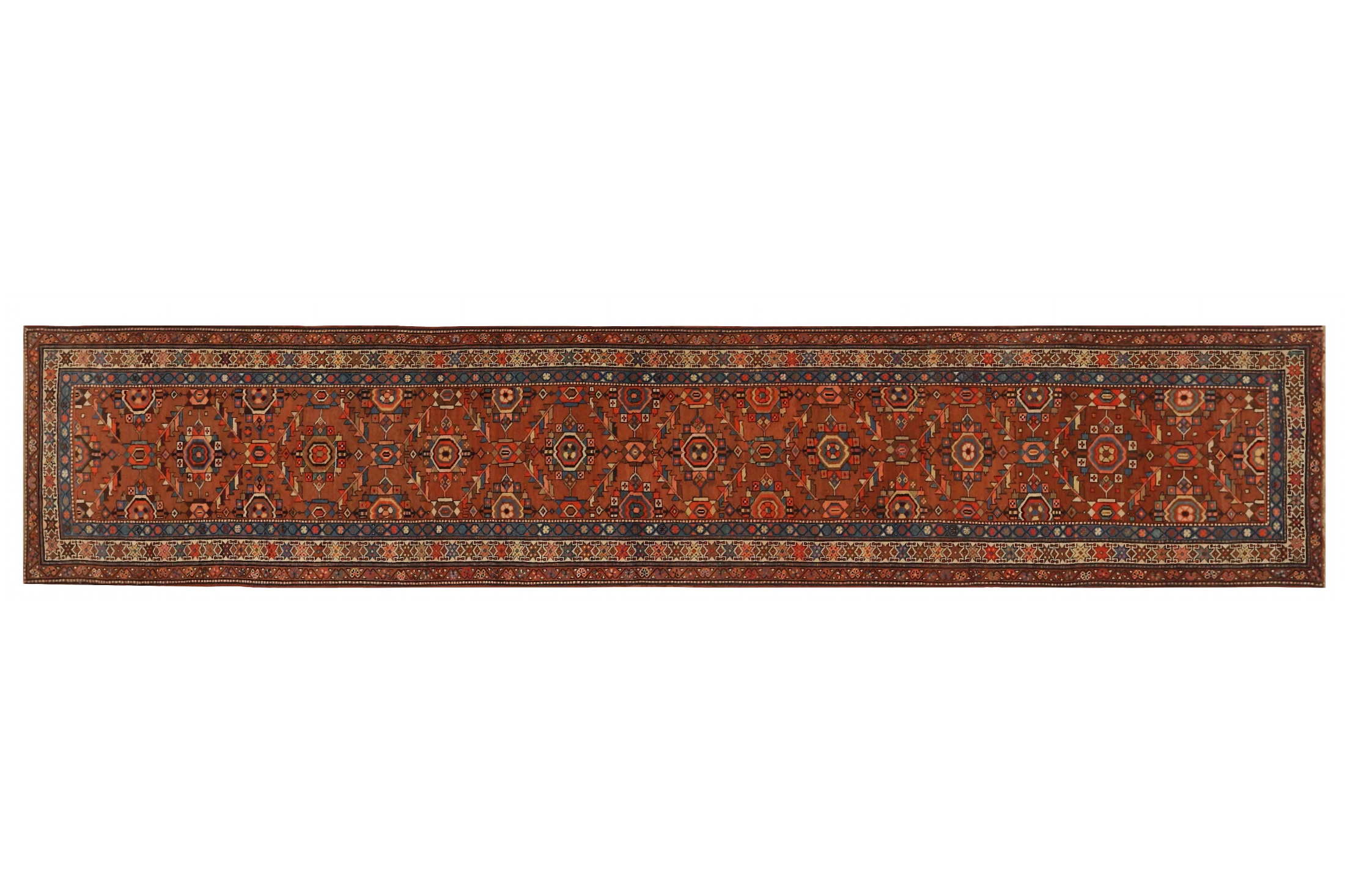 Antique Persian Azarbaijan Traditional Rug 71166