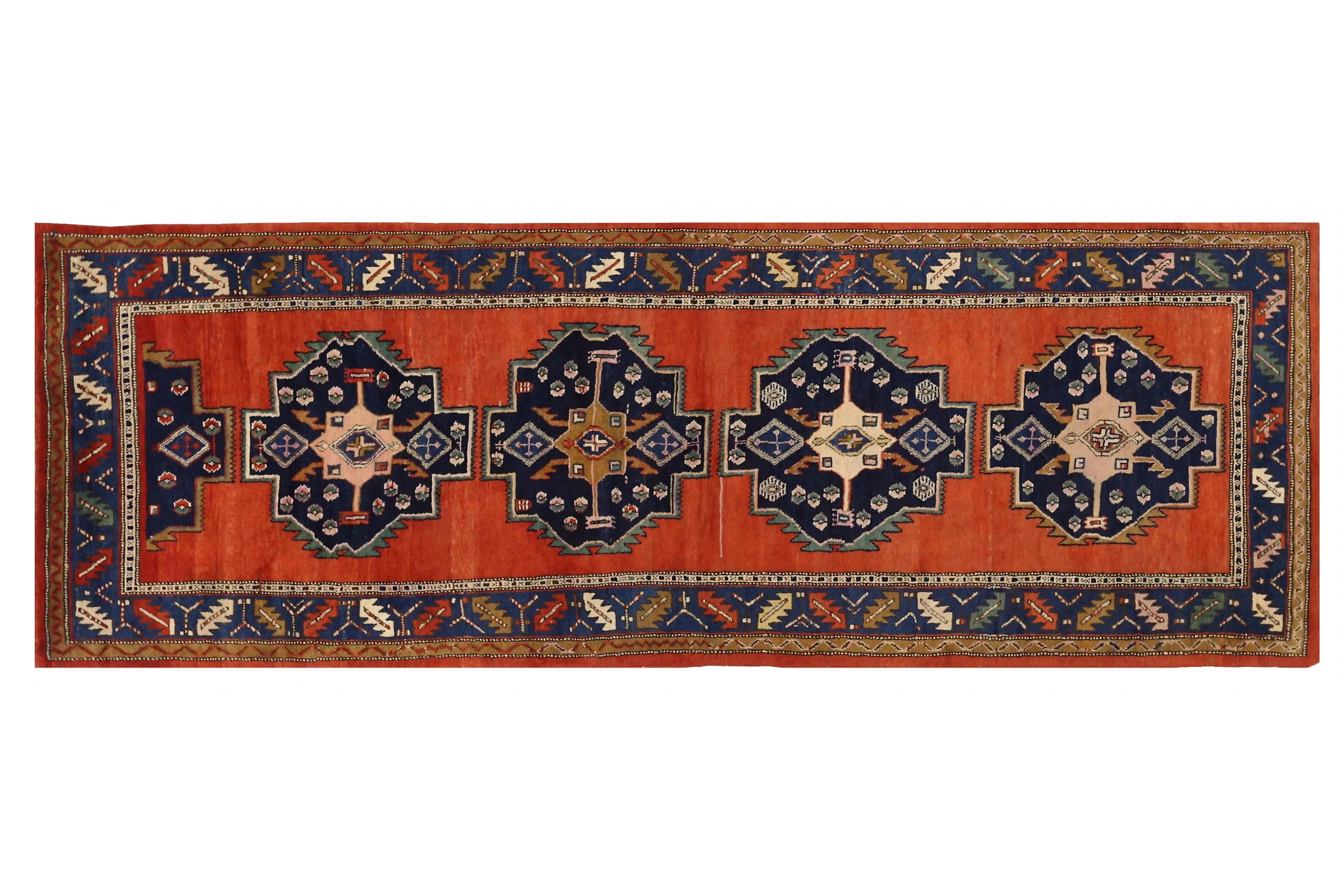 Antique Persian Azarbaijan Traditional Rug 71168