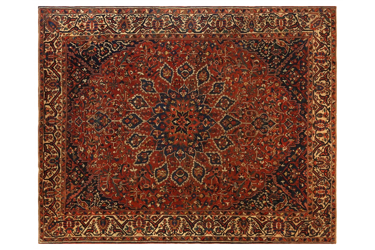 Antique Persian Bakhtiar Traditional Rug 71184