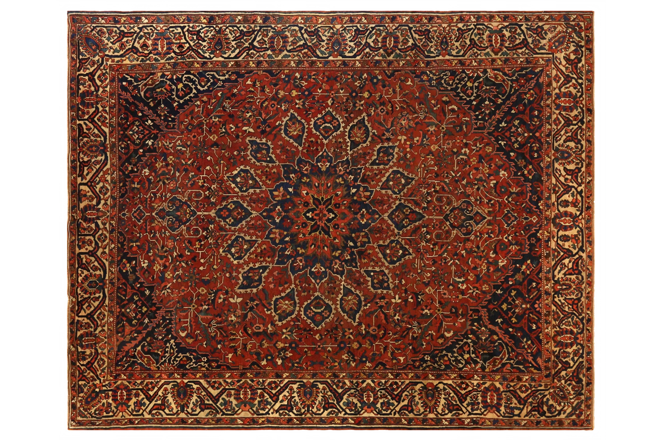 Antique Persian Bakhtiar Traditional Rug 71184