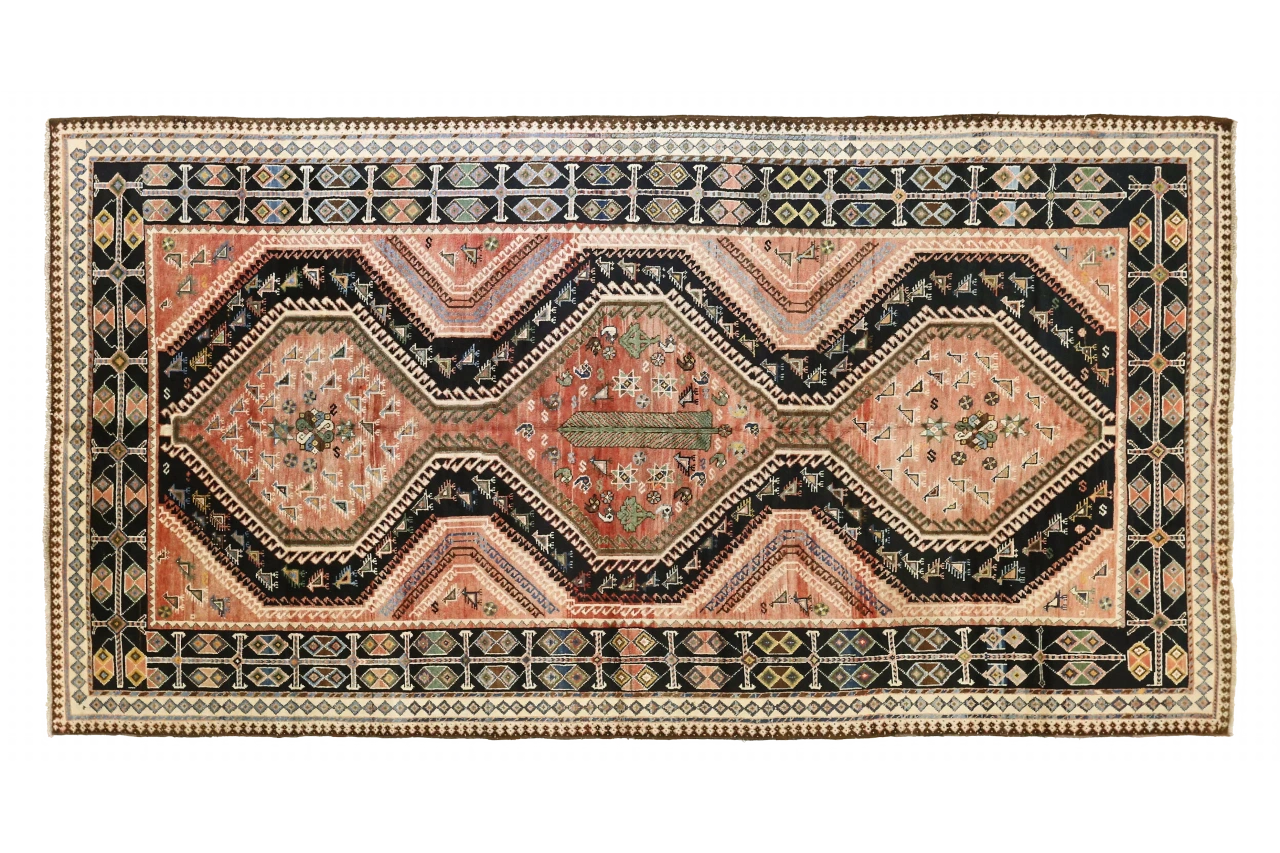 Antique Persian Bakhtiar Traditional Rug 71190