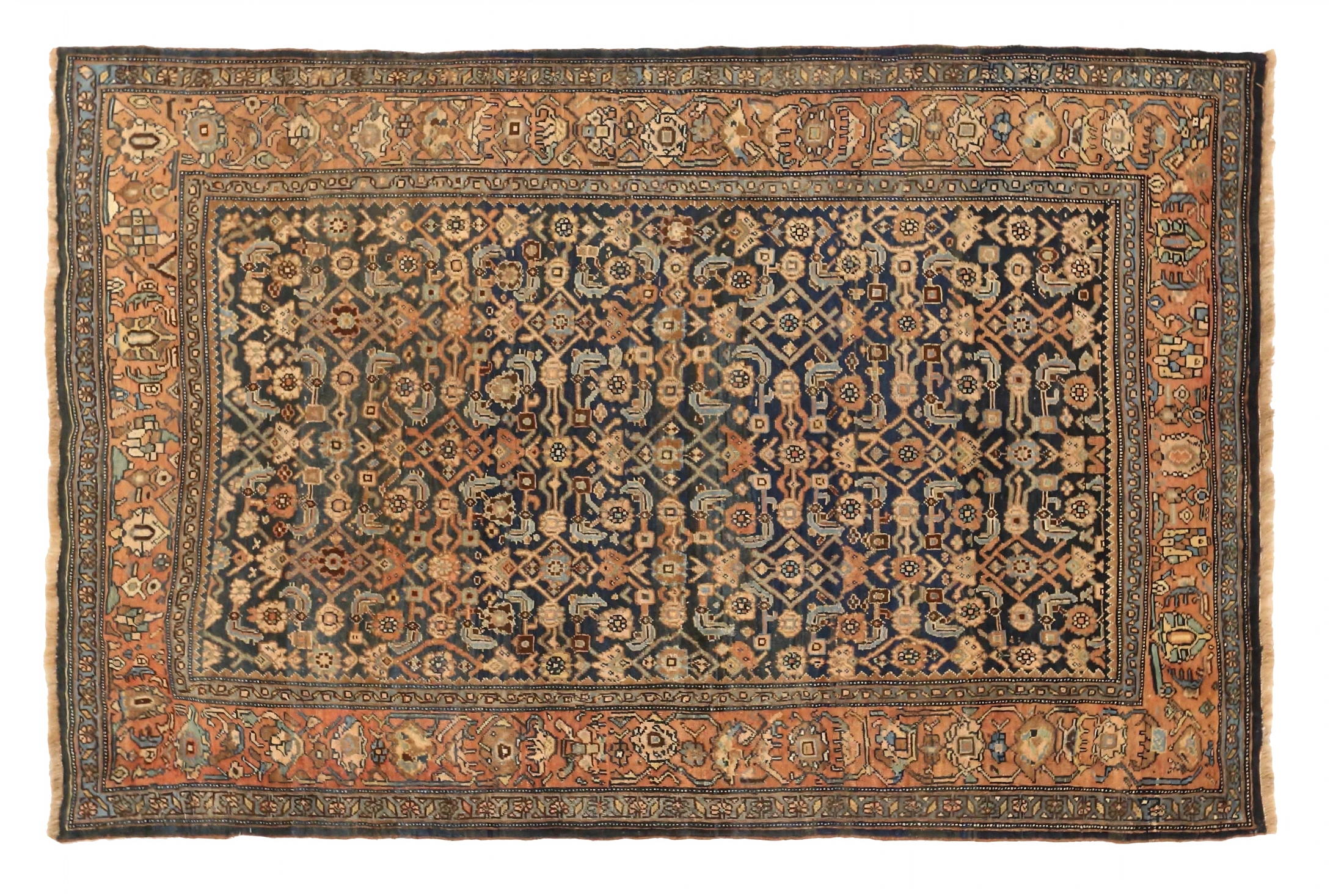 Antique Persian Bijar Traditional Rug 71193