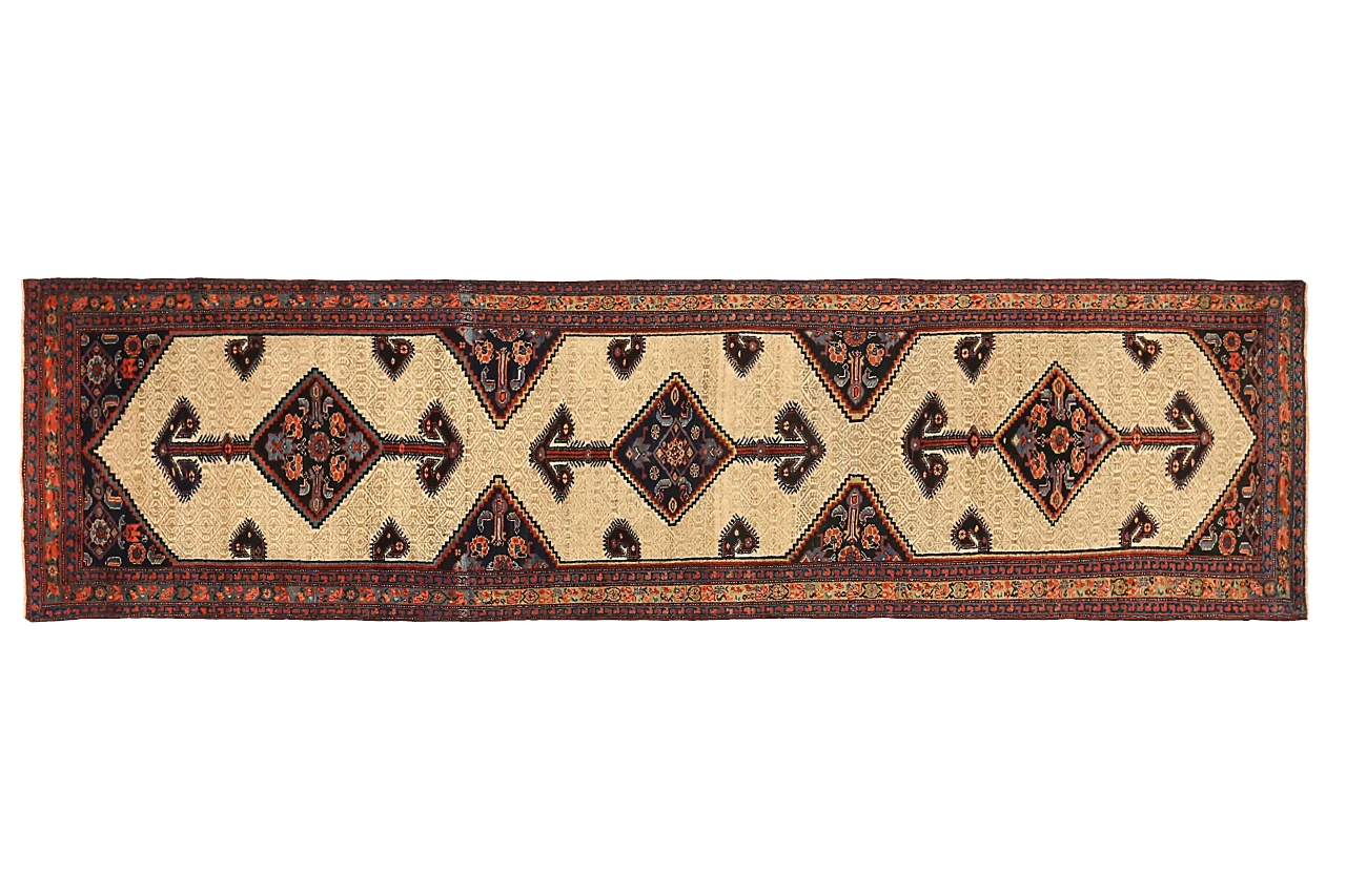Antique Persian Malayer Traditional Rug 71226