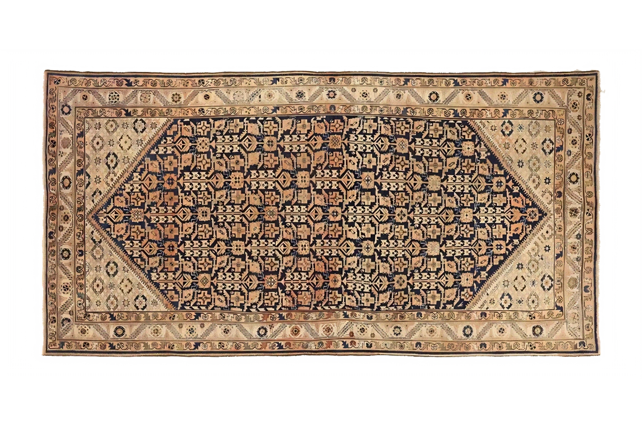Antique Persian Malayer Traditional Rug 71239