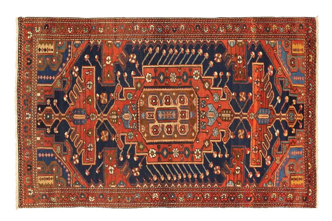 Antique Persian Malayer Transitional Rug 71241