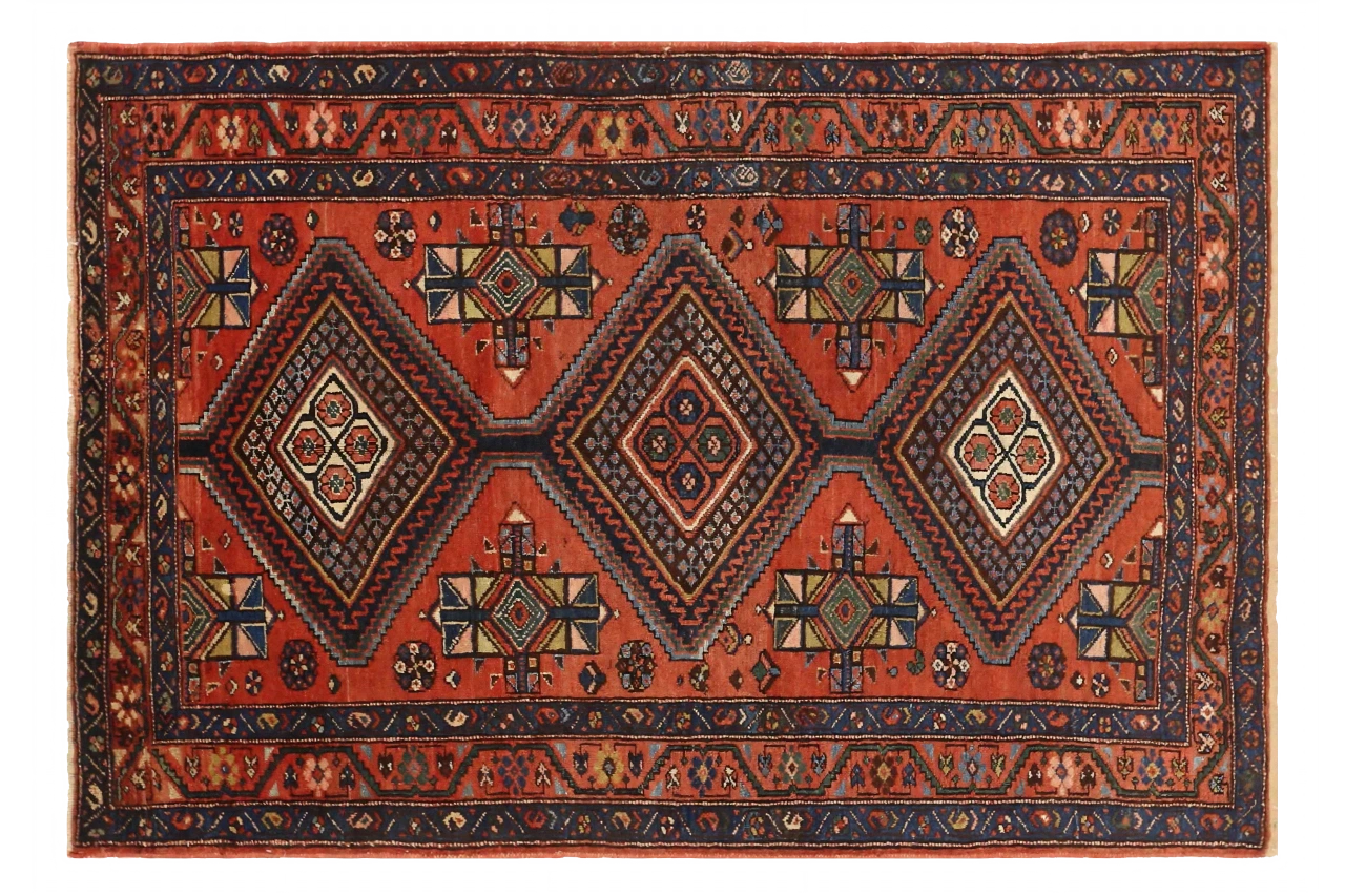 Antique Persian Zanjan Traditional Rug 71242