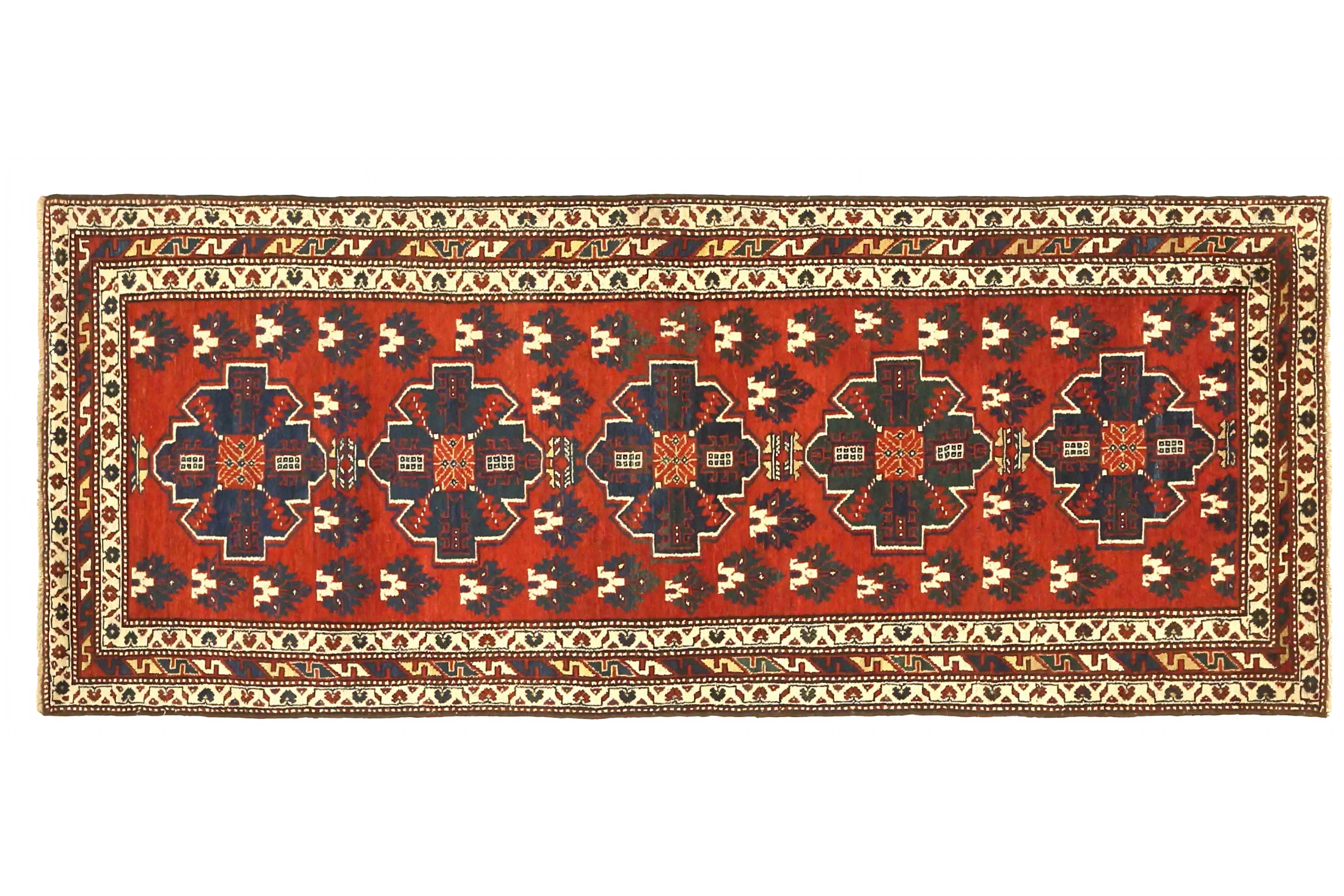Antique Persian Bakhtiar Traditional Rug 71267