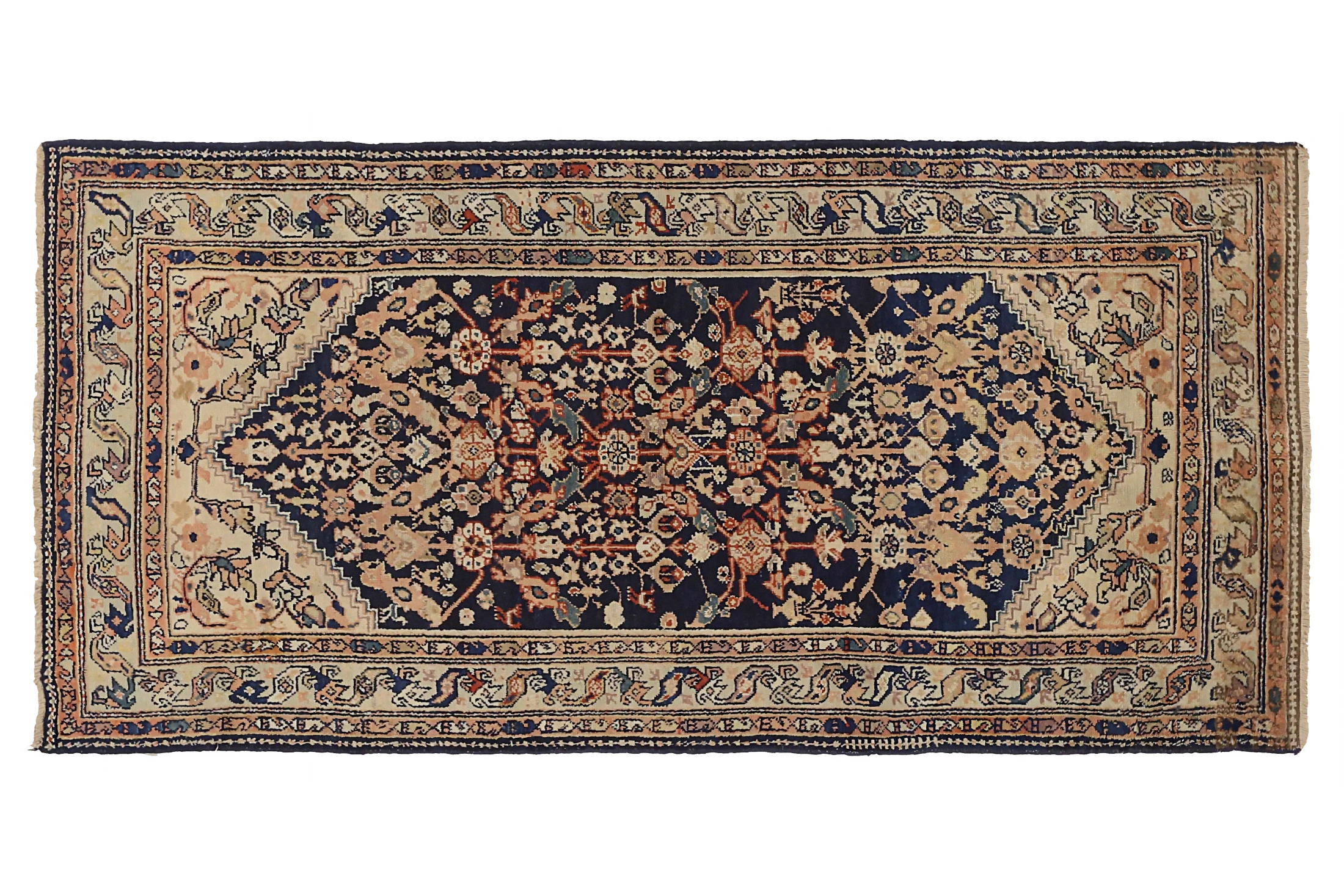 Antique Persian Malayer Traditional Rug 71269