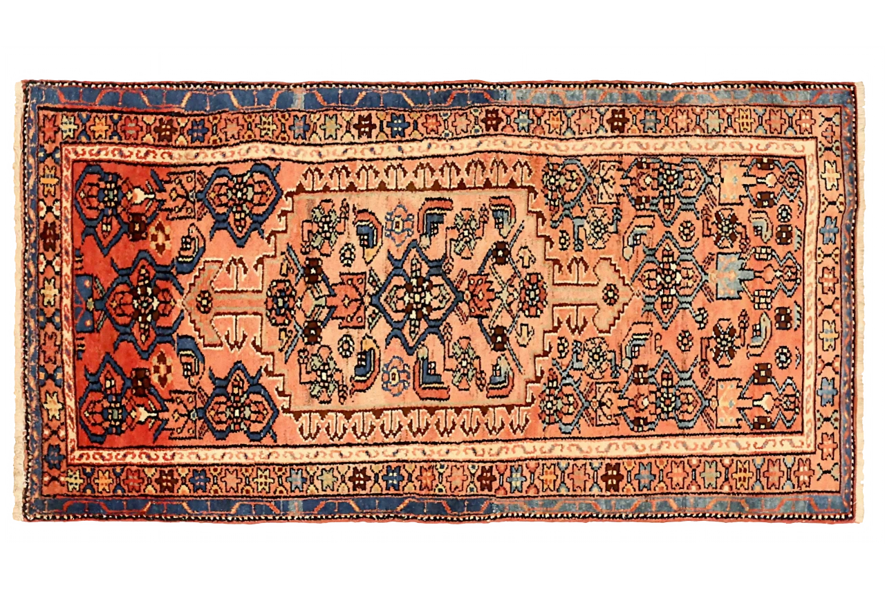 Antique Persian Zanjan Transitional Rug 71273