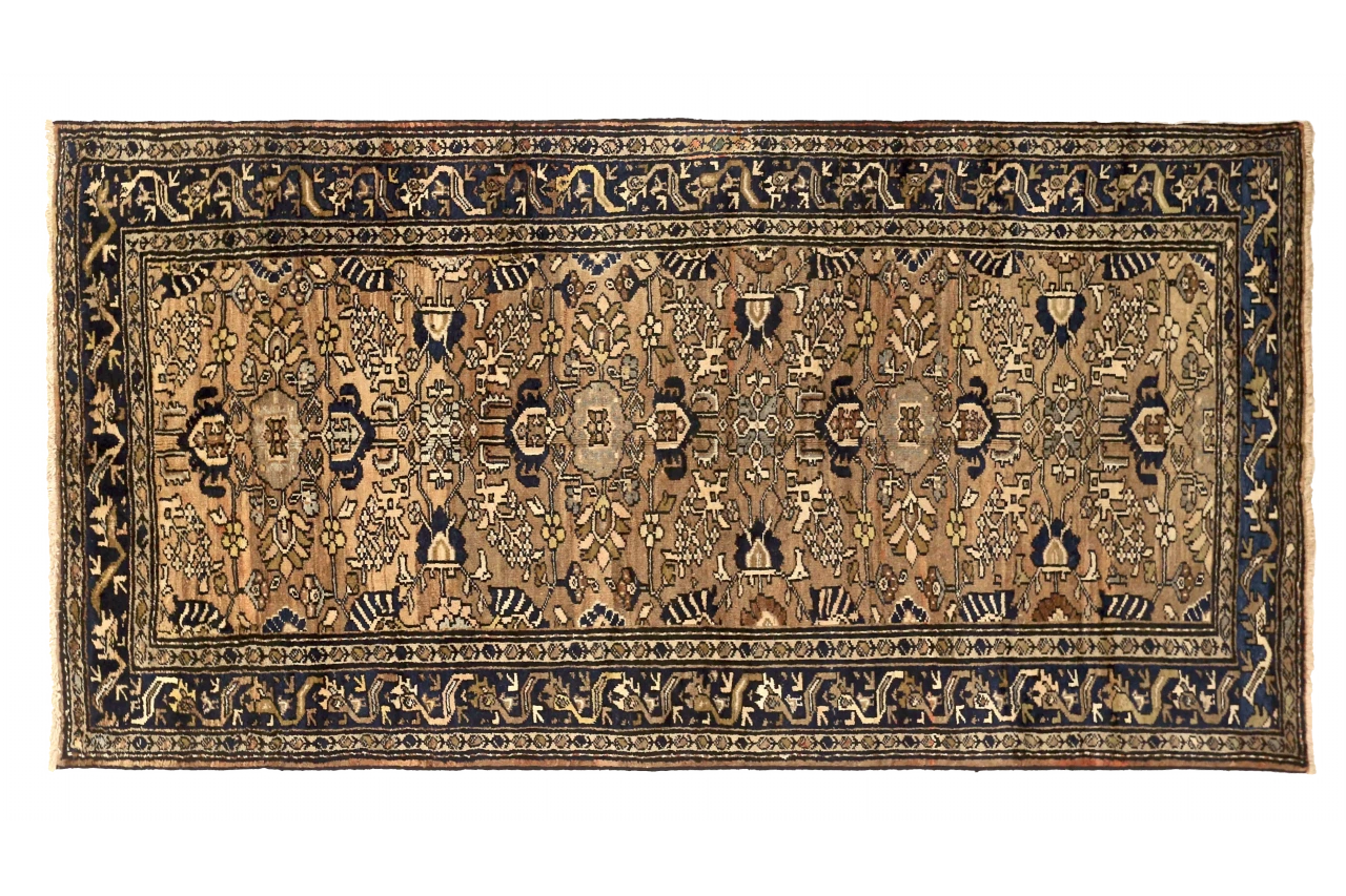Antique Persian Hamadan Transitional Rug 71290