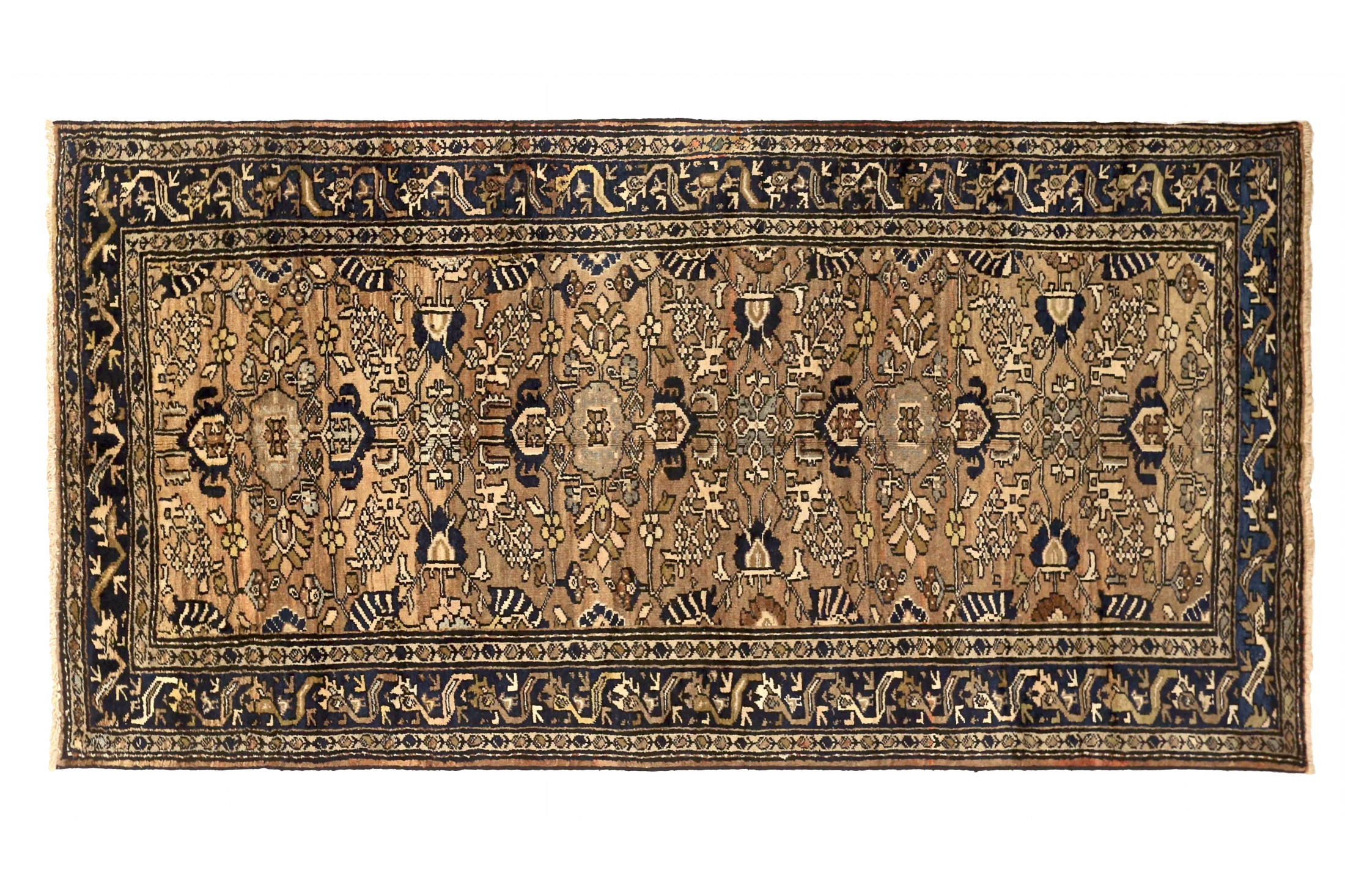 Antique Persian Hamadan Transitional Rug 71290
