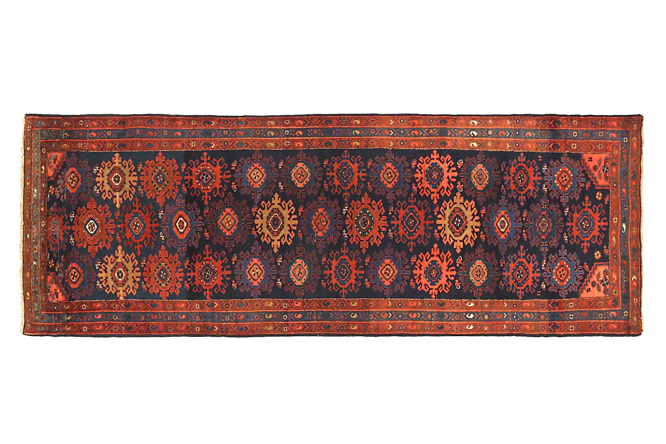 Antique Persian Malayer Transitional Rug 71309