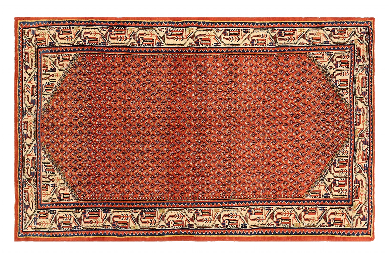Antique Persian Malayer Traditional Rug 71323