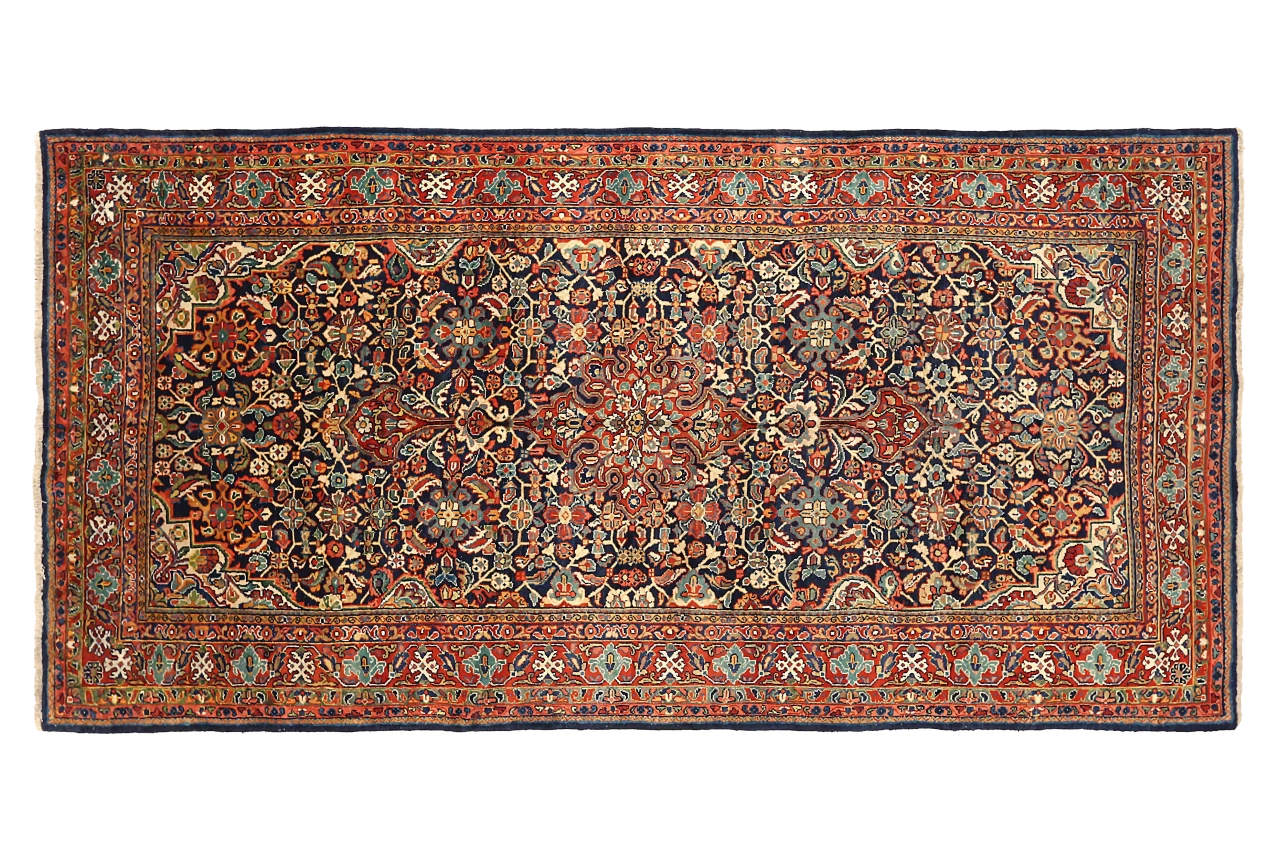 Antique Persian Mahal Traditional Rug 71333