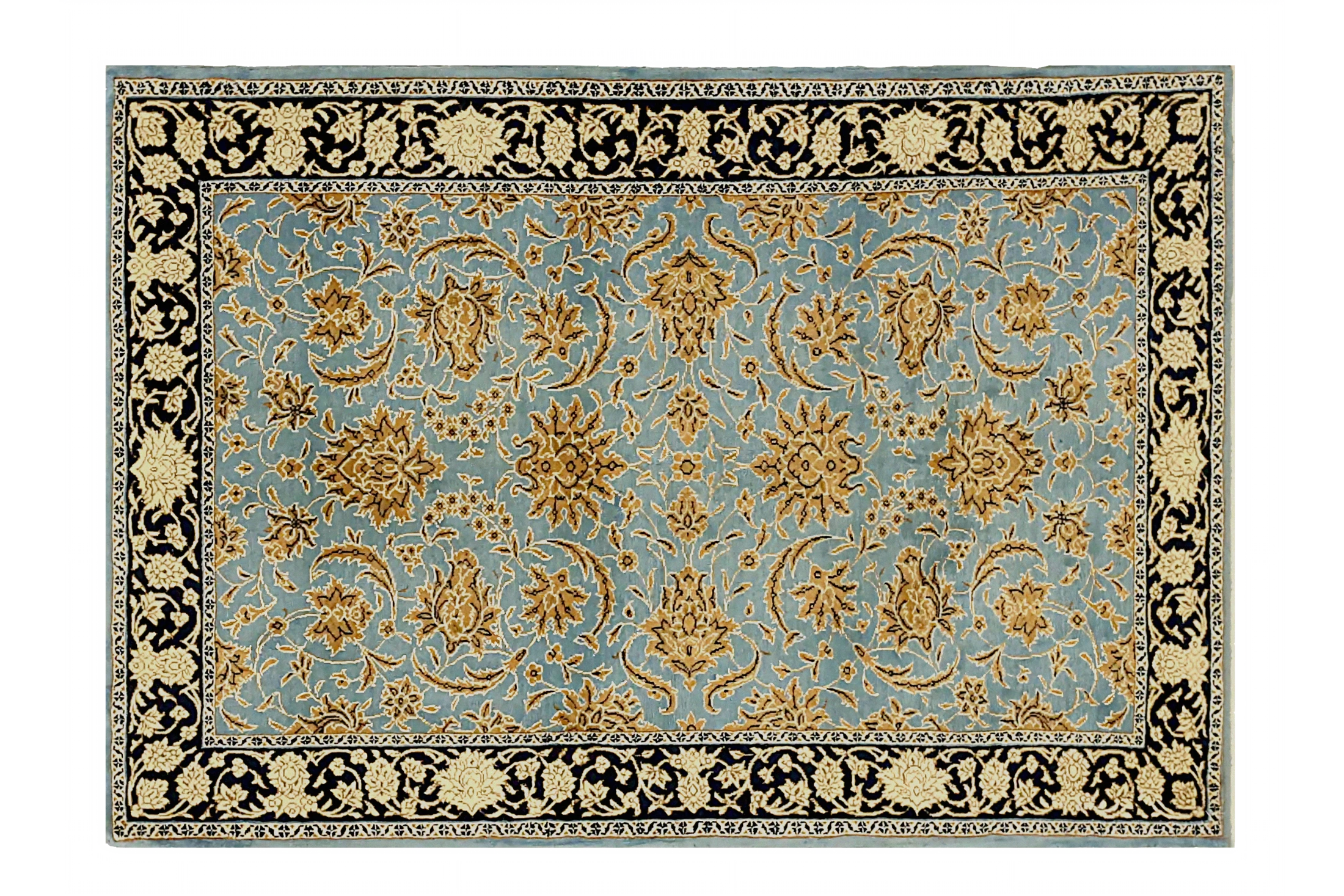 Antique Persian Sarouk Transitional Rug 71340