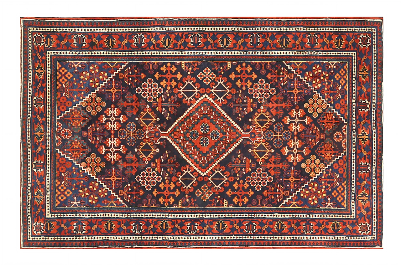 Antique Persian Joshegan Traditional Rug 71349