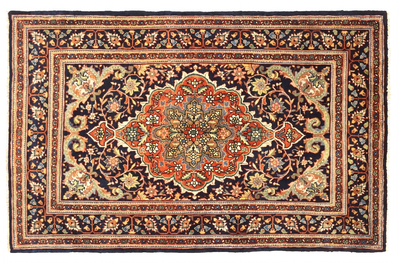 Antique Persian Kermanshah Traditional Rug 71356