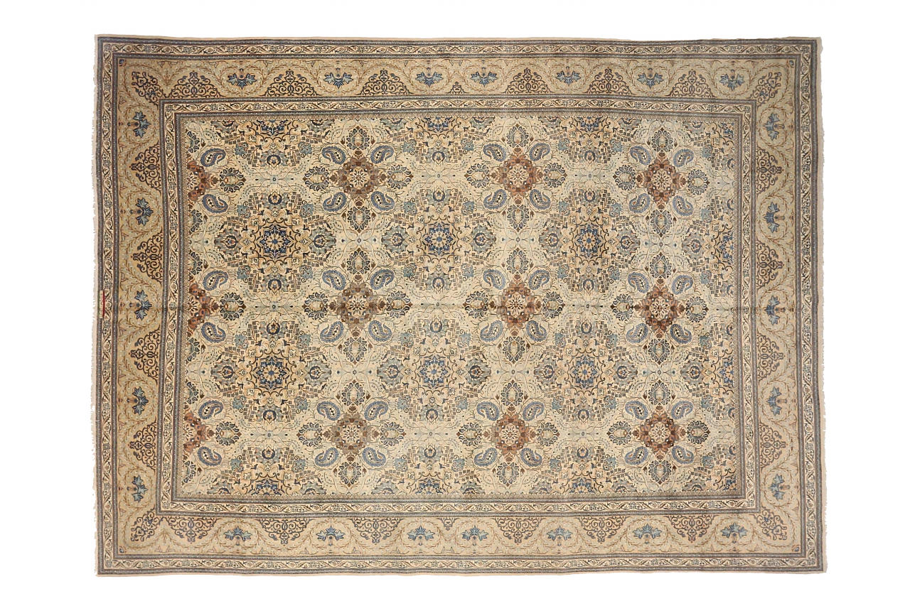 Antique Persian Kashan Traditional Rug 71357