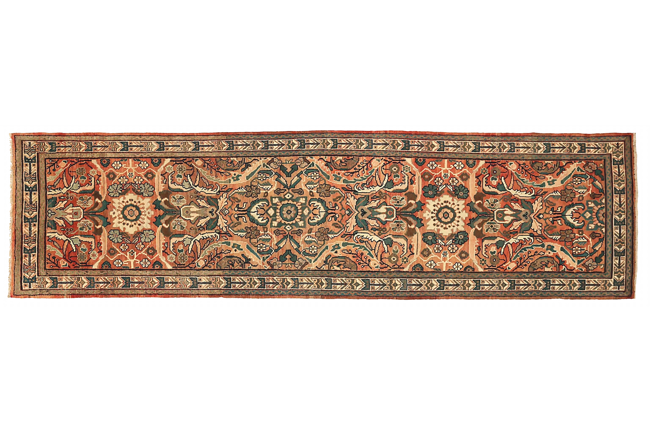 Antique Persian Mahal Traditional Rug 71404