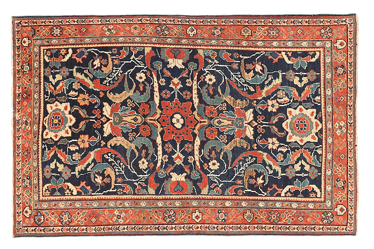 Antique Persian Mahal Traditional Rug 71414