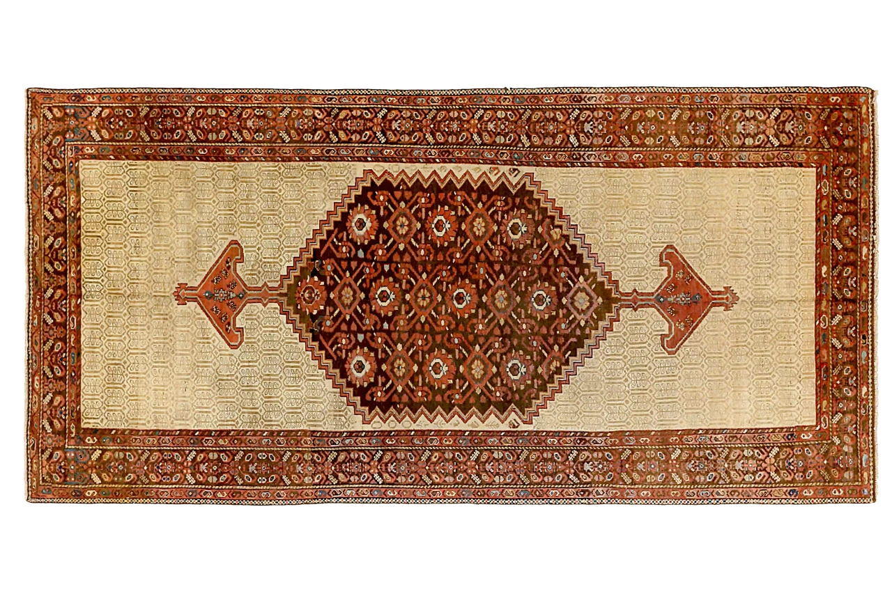 Antique Persian Malayer Traditional Rug 71456