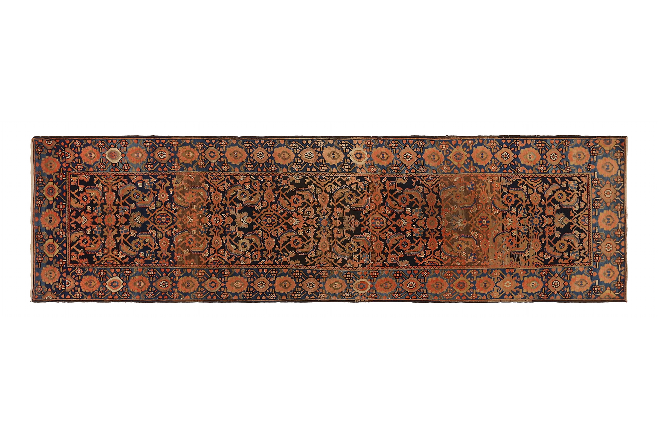 Antique Persian Malayer Traditional Rug 71471