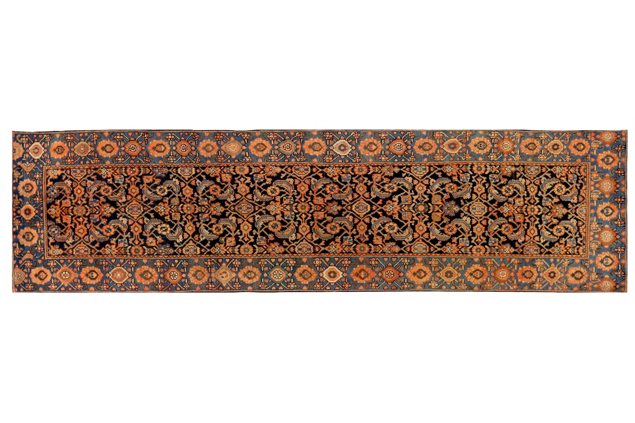 Antique Persian Malayer Traditional Rug 71480