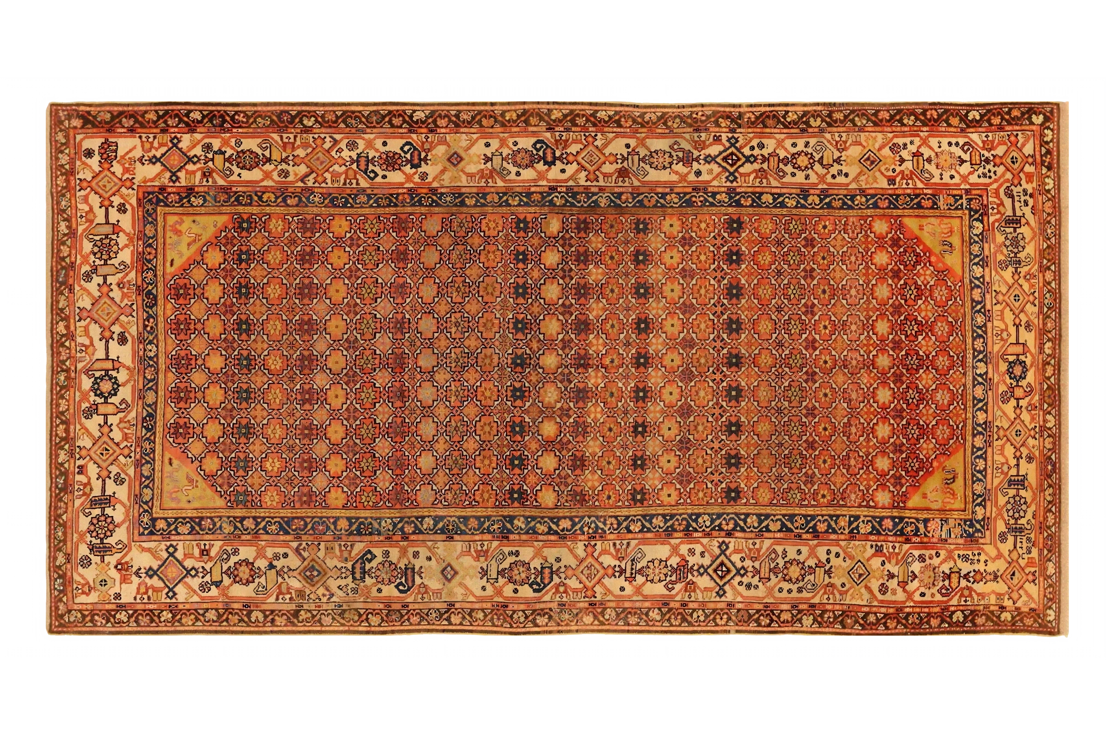 Antique Persian Bakhtiar Transitional Rug 71481