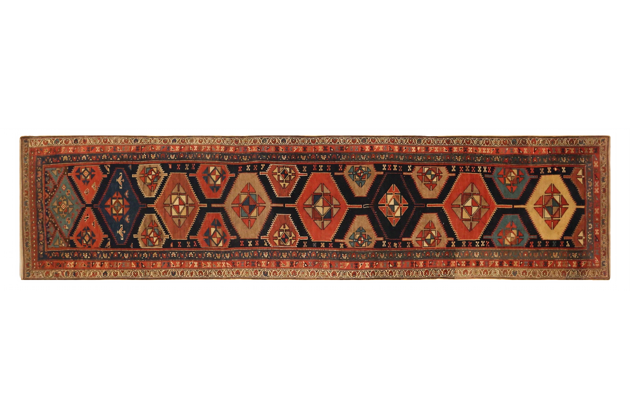 Antique Persian Kolyai Transitional Rug 71482