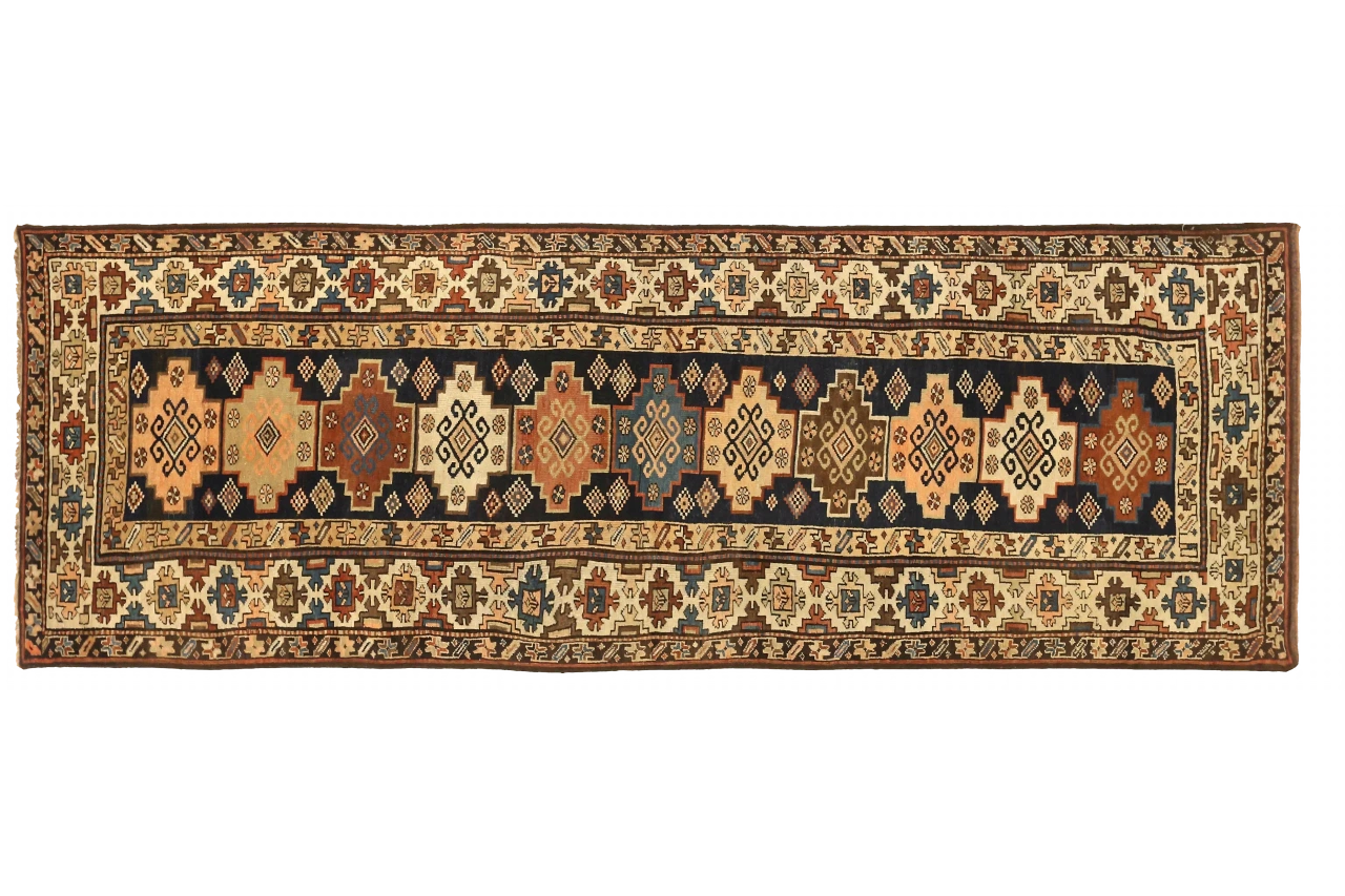 Antique Russia Kazakhstan Traditional Rug 71504