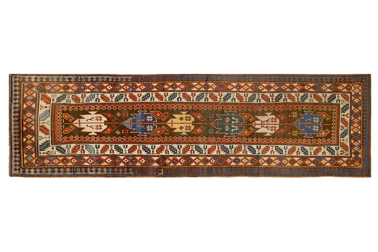 Antique Russia Kazakhstan Traditional Rug 71525