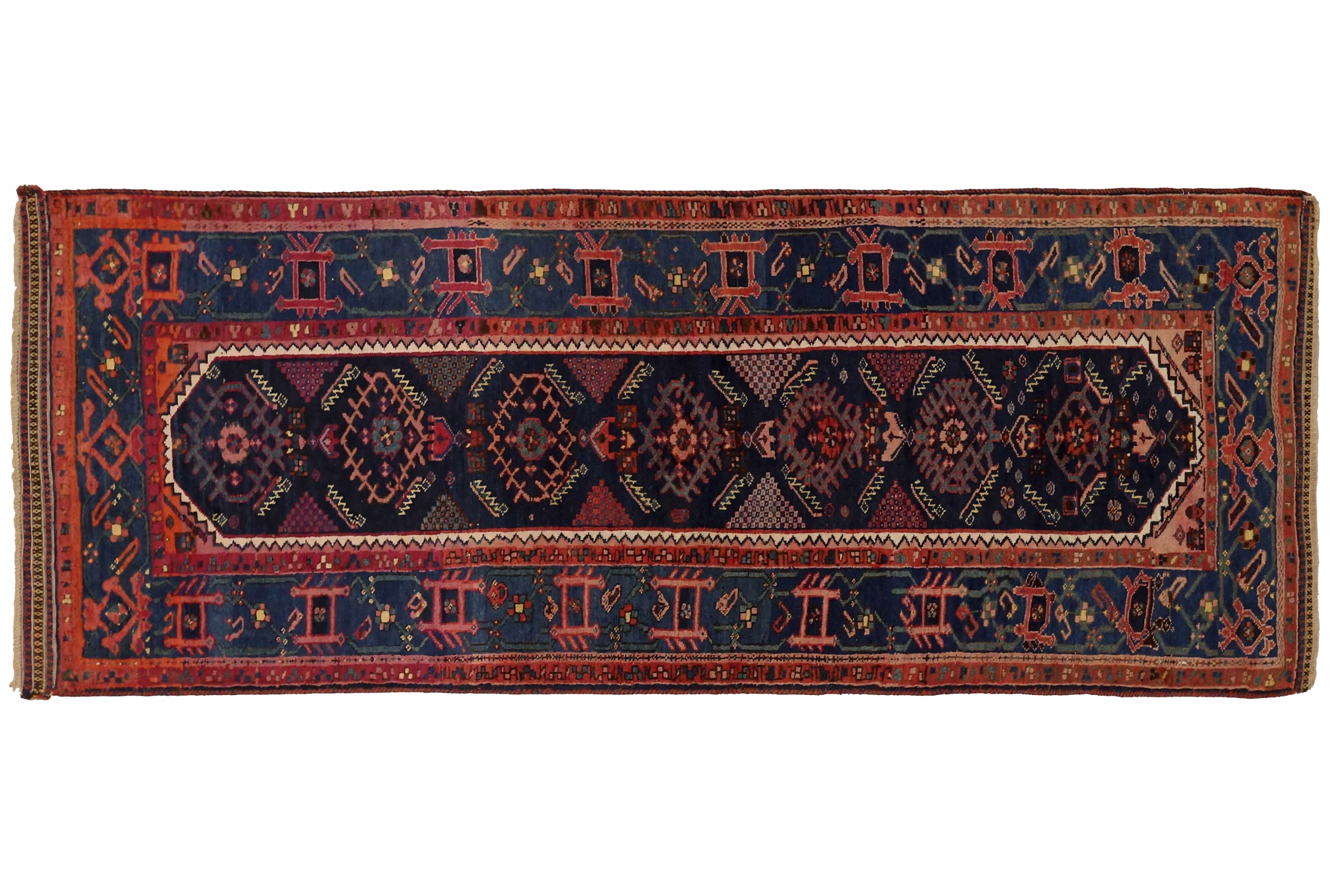 Antique Persian Shiraz Traditional Rug 71545