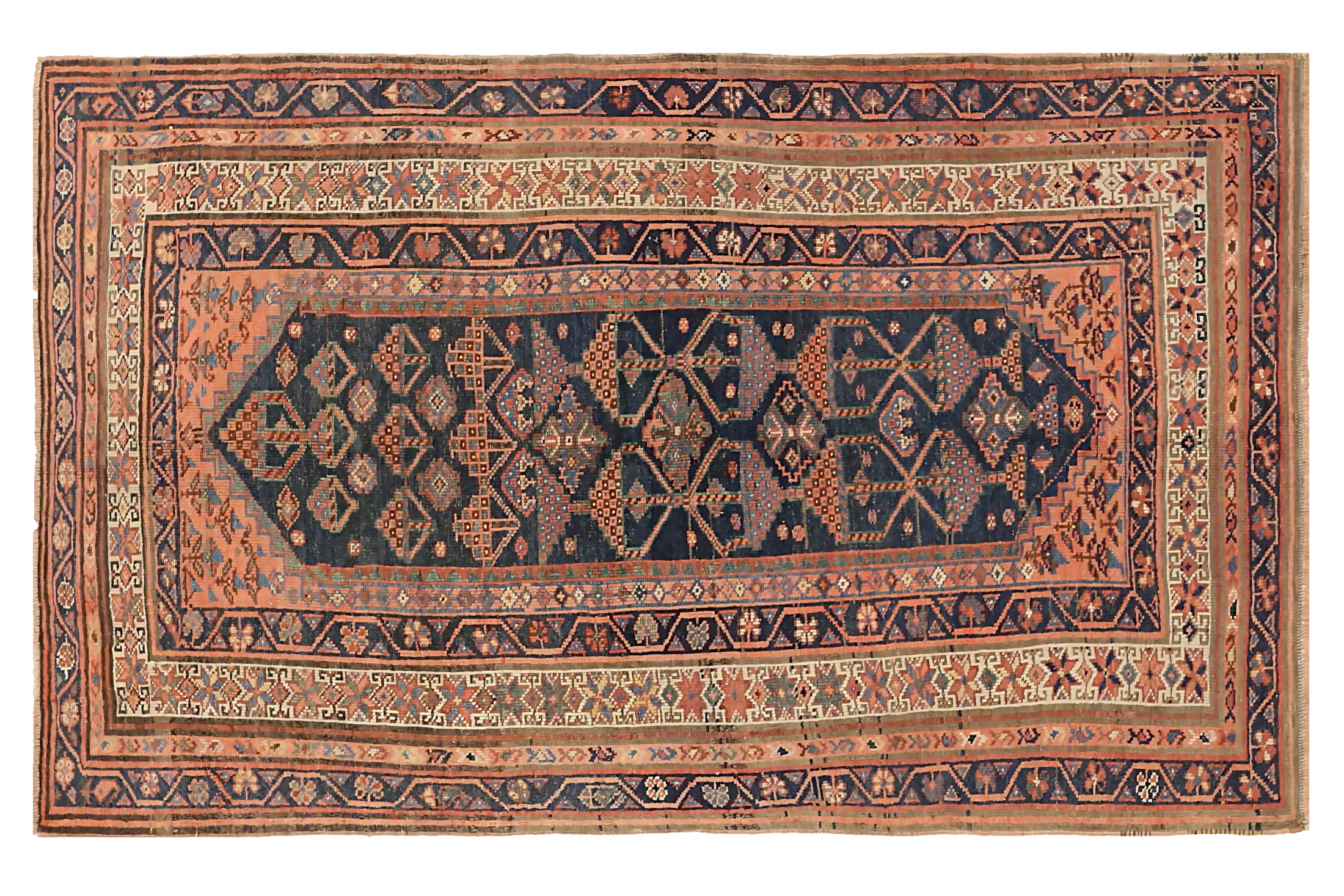 Antique Persian Traditional Rug 71549