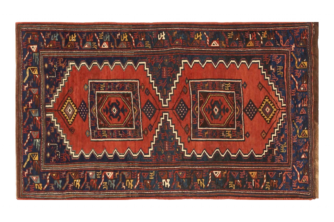 Antique Persian Traditional Rug 71574