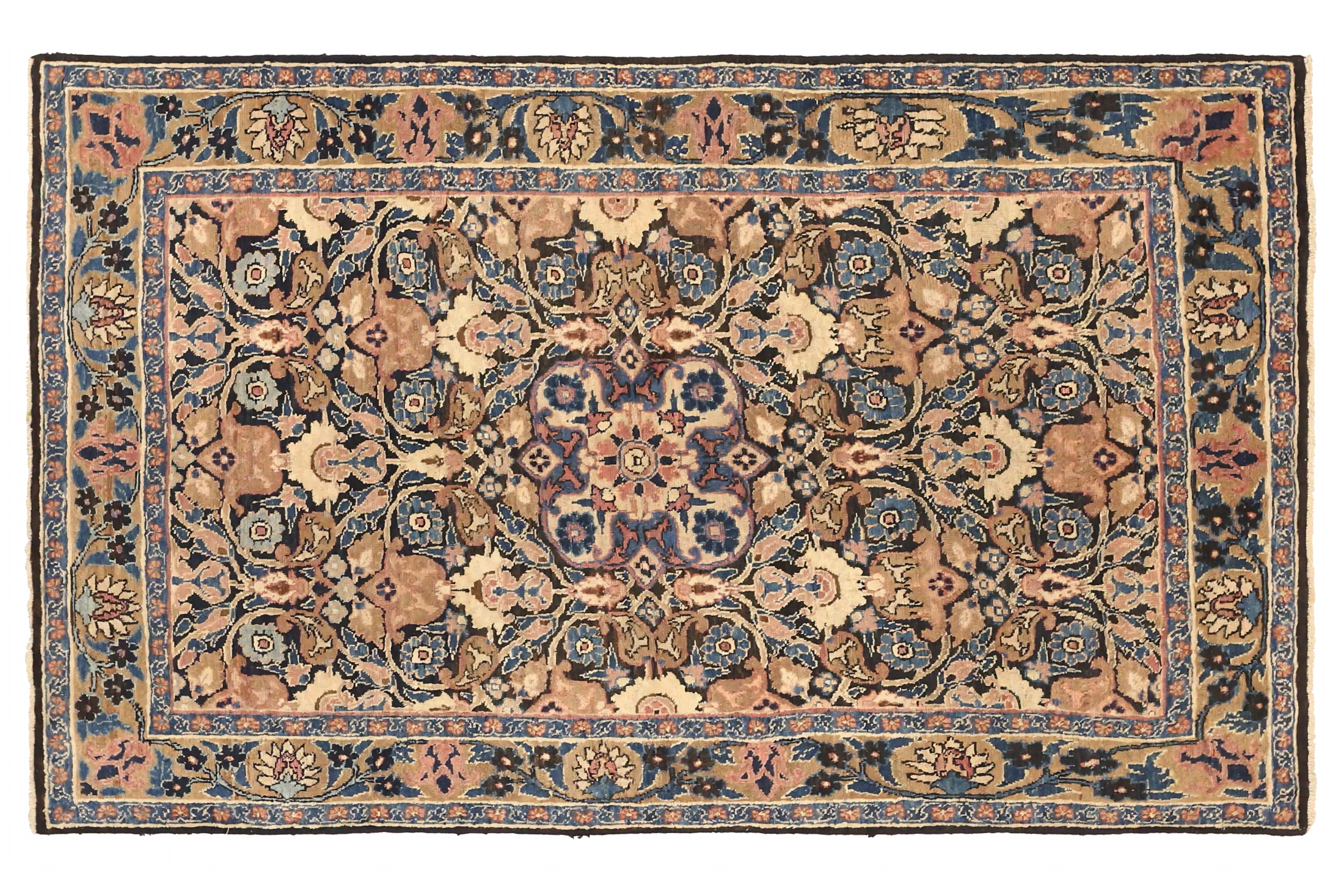 Antique Persian Semnan Traditional Rug 71601