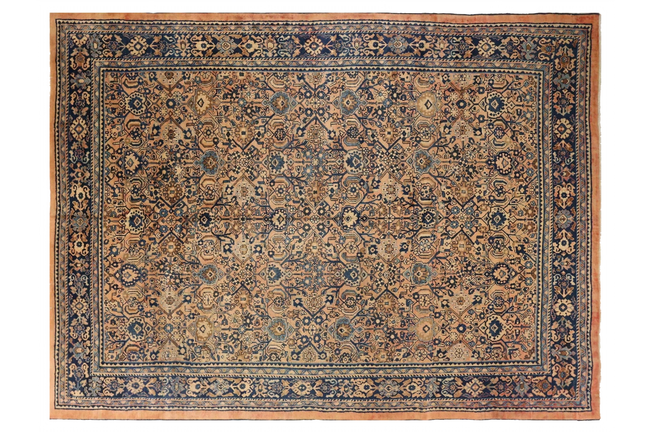 Antique Persian Mahal Traditional Rug 71633