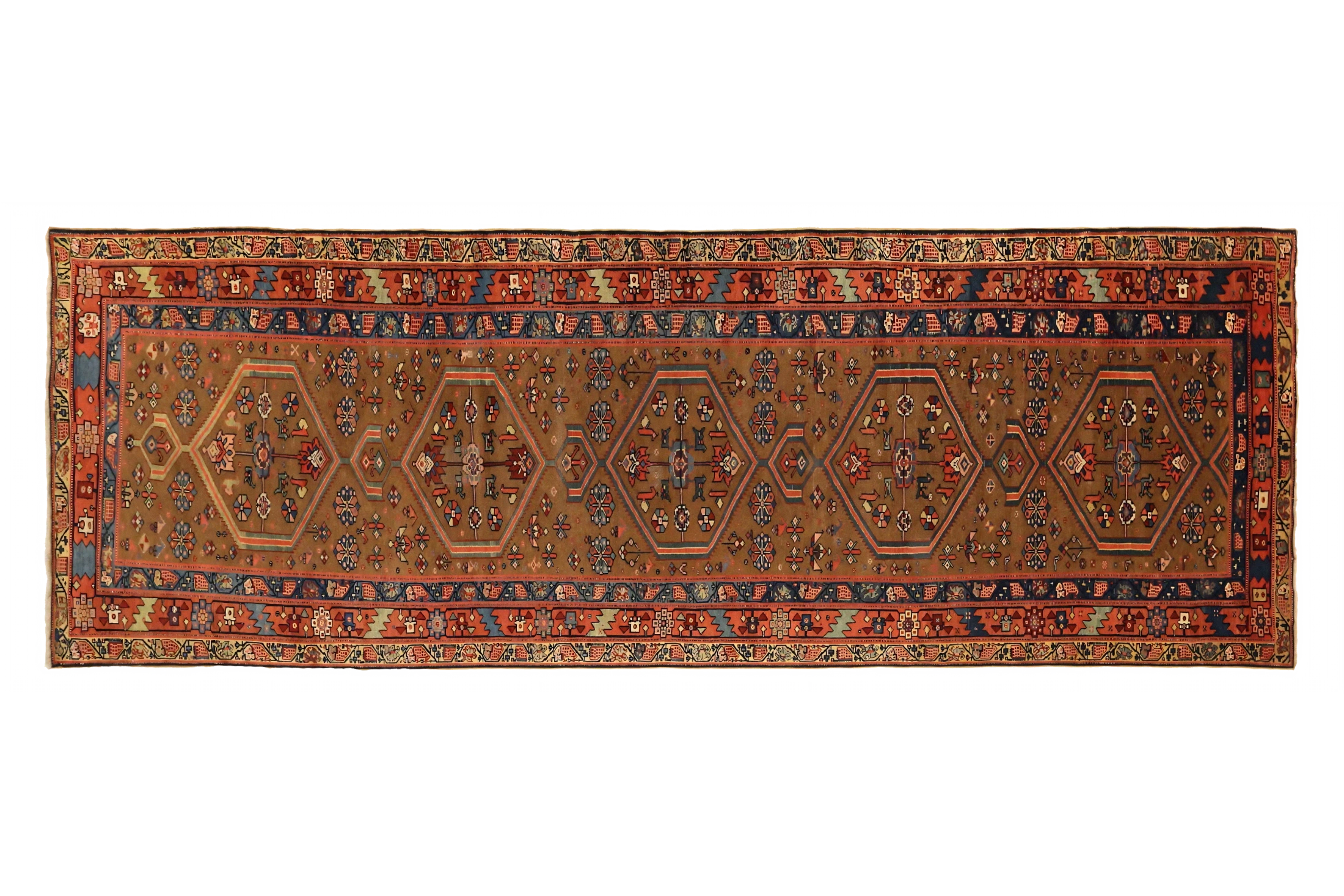 Antique Persian Kolyai Traditional Rug 71698