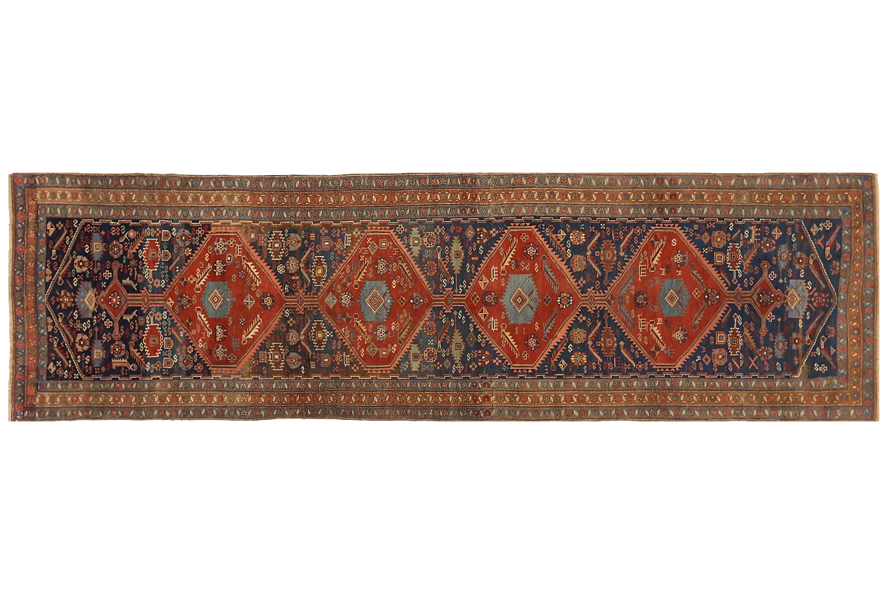 Antique Persian Bijar Traditional Rug 71716