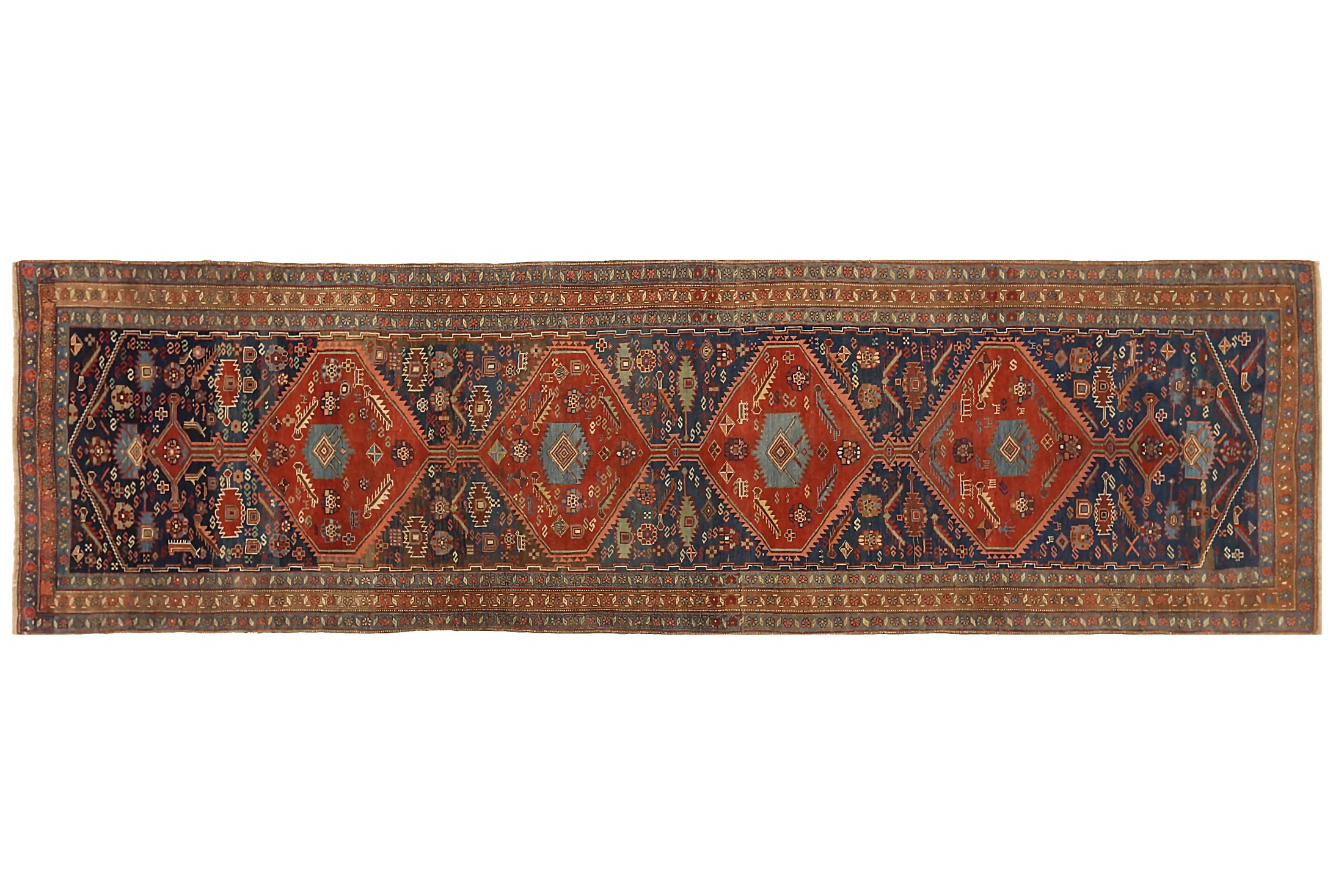 Antique Persian Bijar Traditional Rug 71716