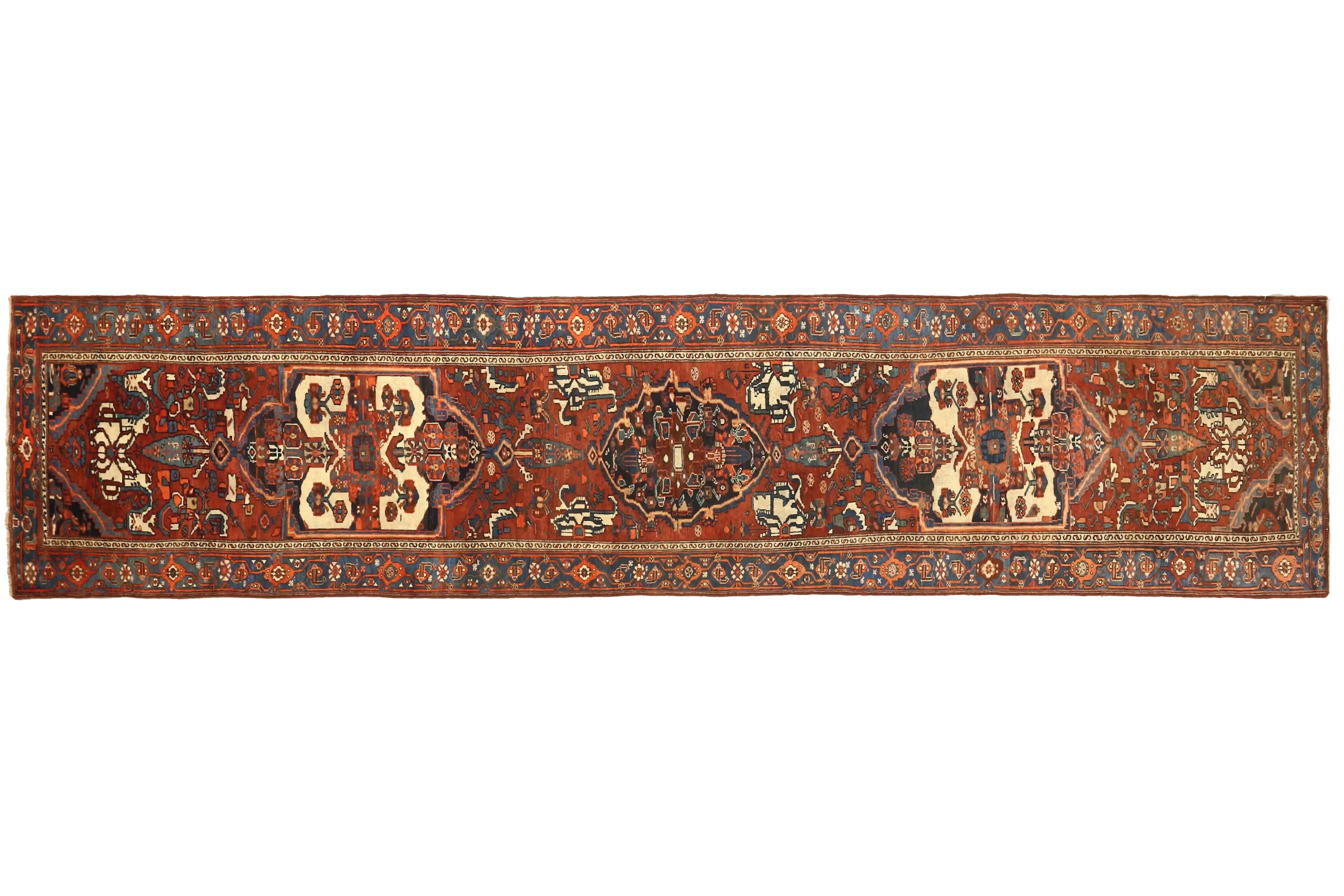 Antique Persian Malayer Traditional Rug 71769