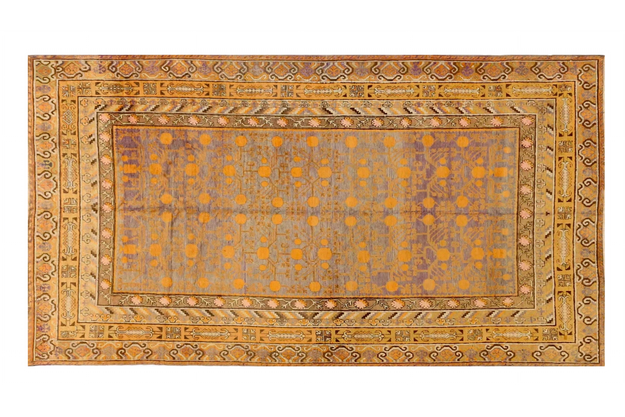 Antique Russia Khotan Transitional Rug 71821