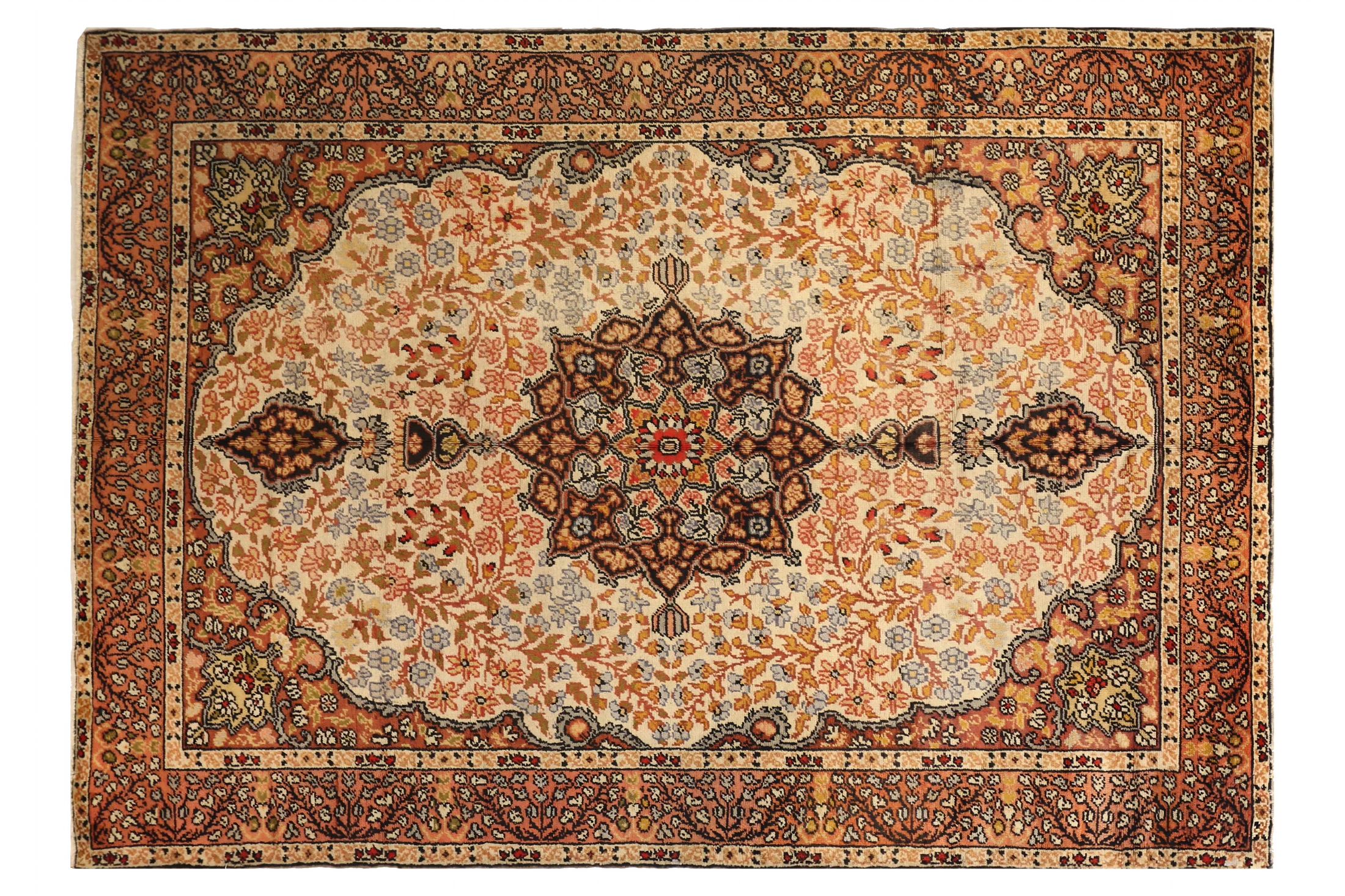 Antique Turkey Oushak Traditional Rug 71832