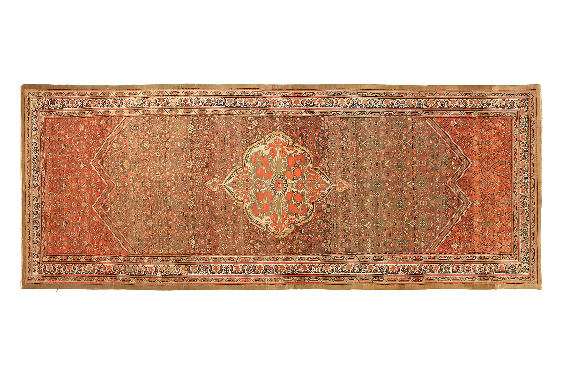 Antique Persian Malayer Transitional Rug 71870