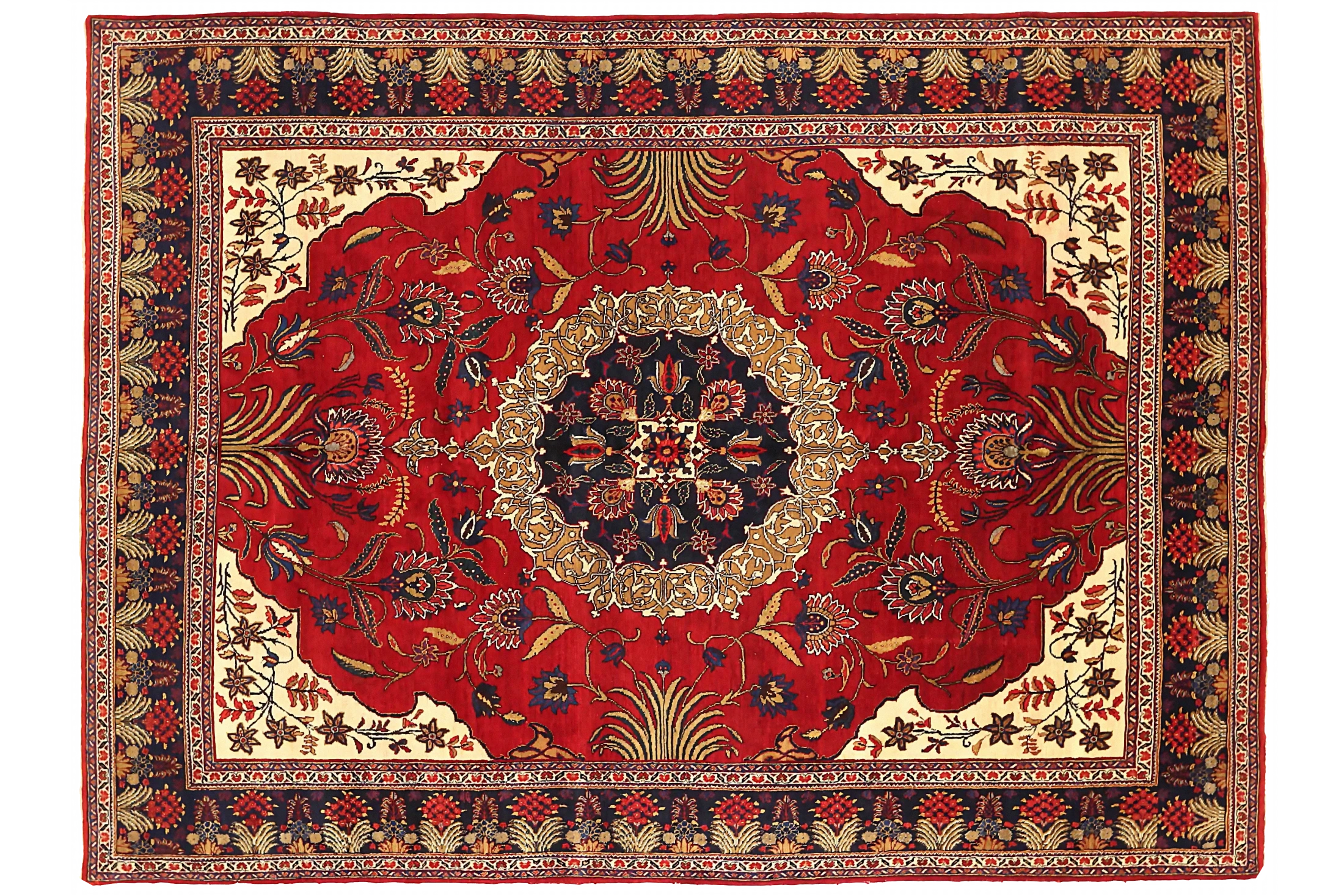 Antique Persian Ardebil Traditional Rug 71896