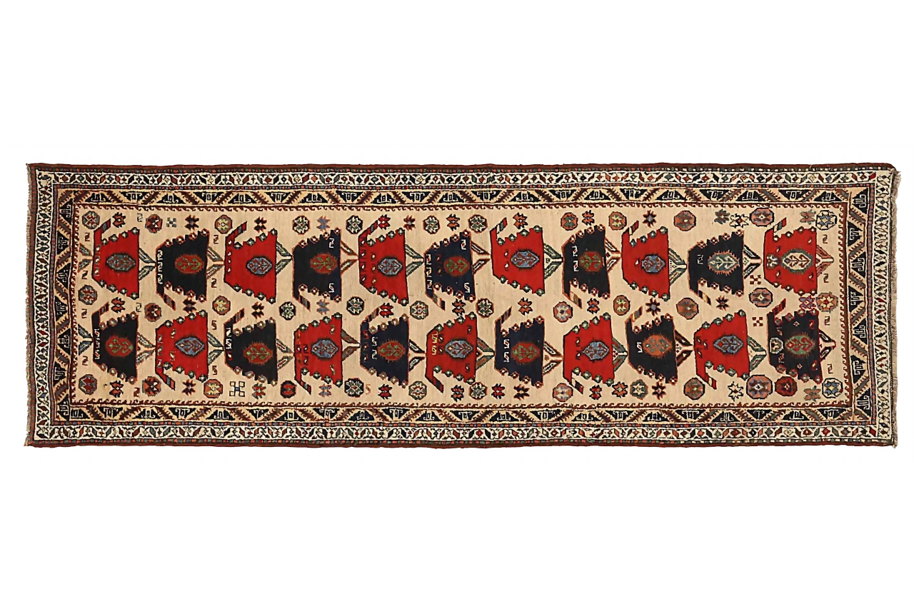 Antique Persian Sarab Transitional Rug 71898