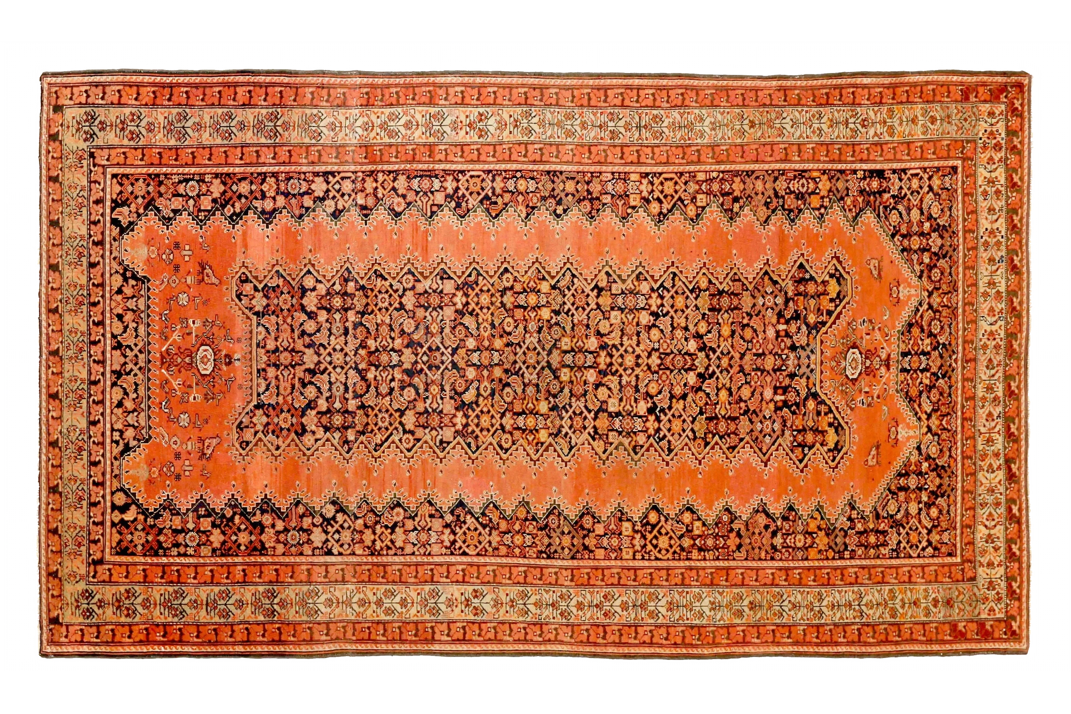 Antique Persian Malayer Traditional Rug 71906