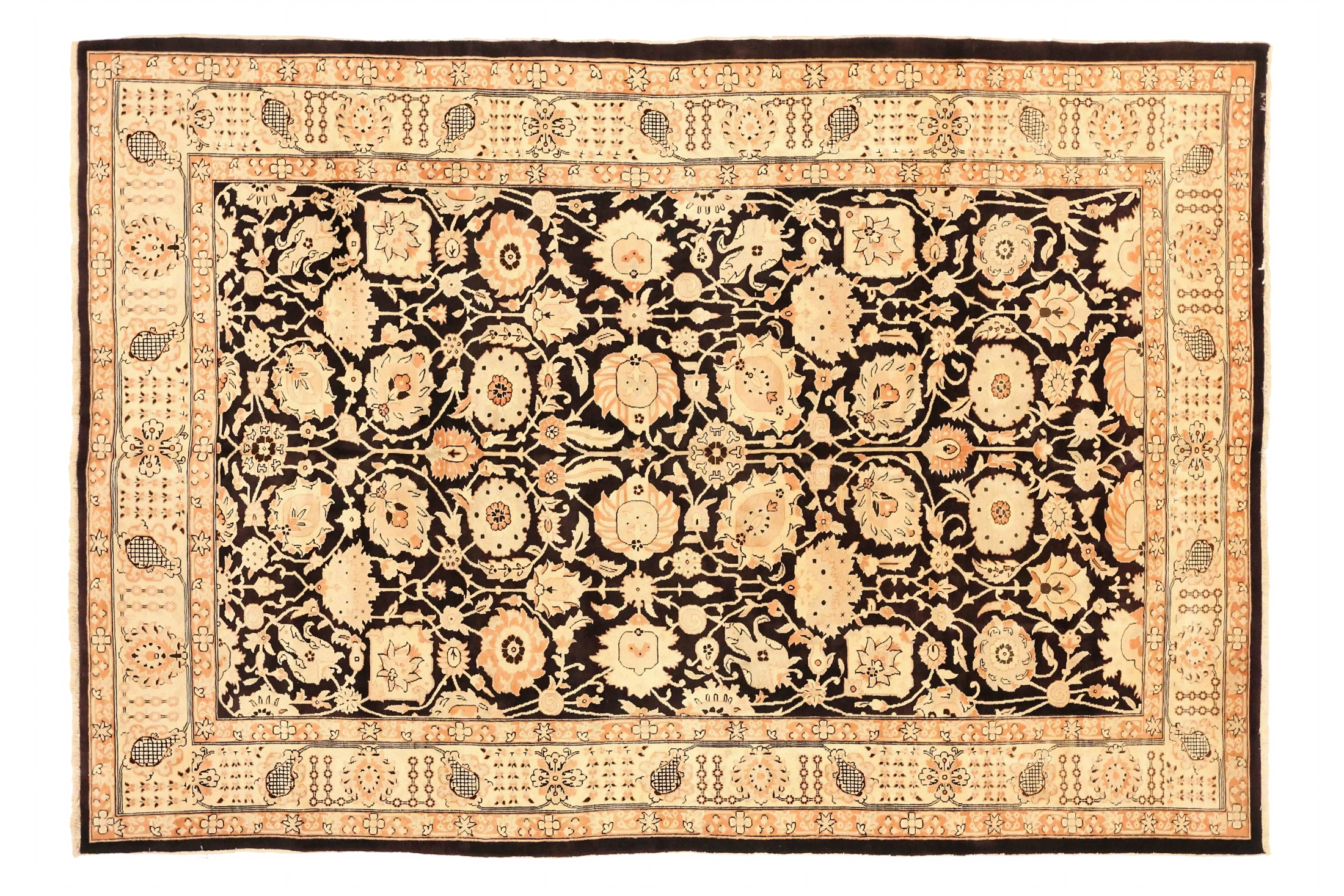 Antique Persian Tabriz Traditional Rug 71927