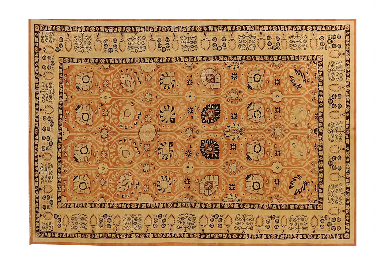 Antique Persian Tabriz Transitional Rug 71937